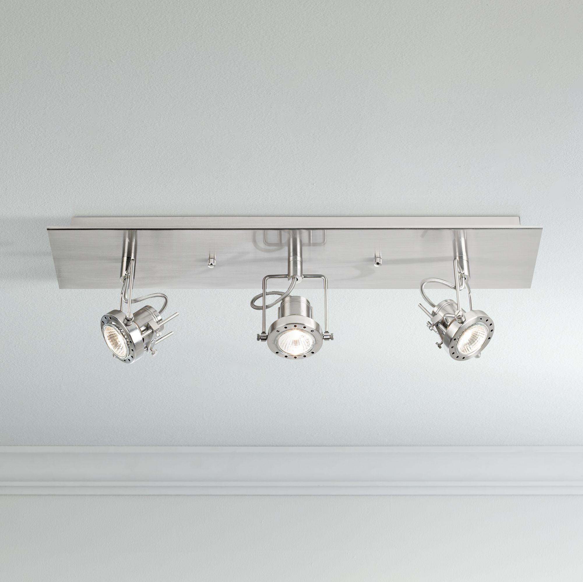 Pro Track® European Style Satin 3-Light Fixture