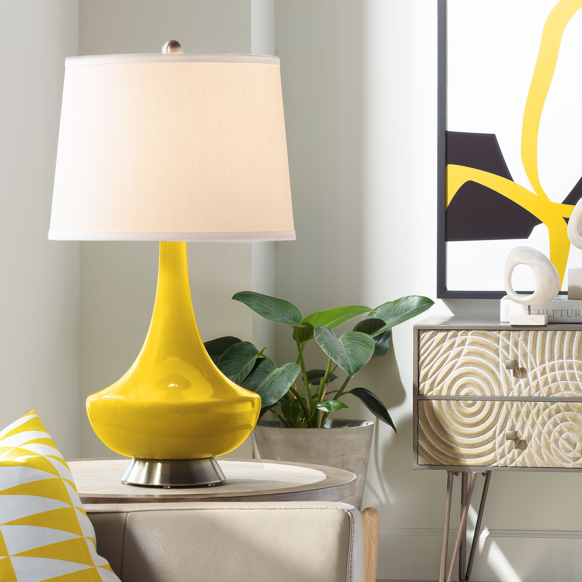 Citrus Gillan Glass Table Lamp – Stylish Home Lighting Accent