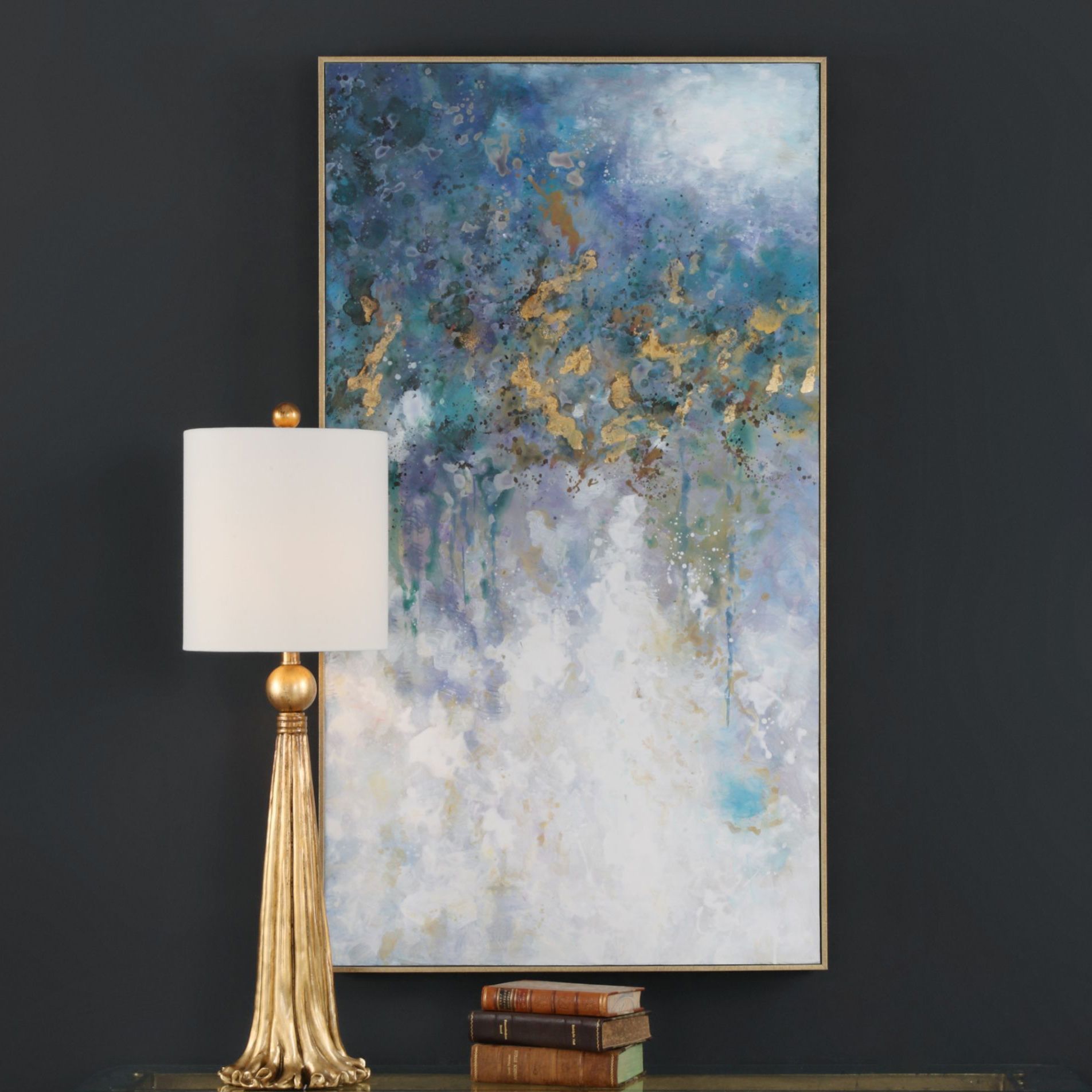 Uttermost Floating 52 3/4" High Framed Canvas Wall Art 31C60 Lamps