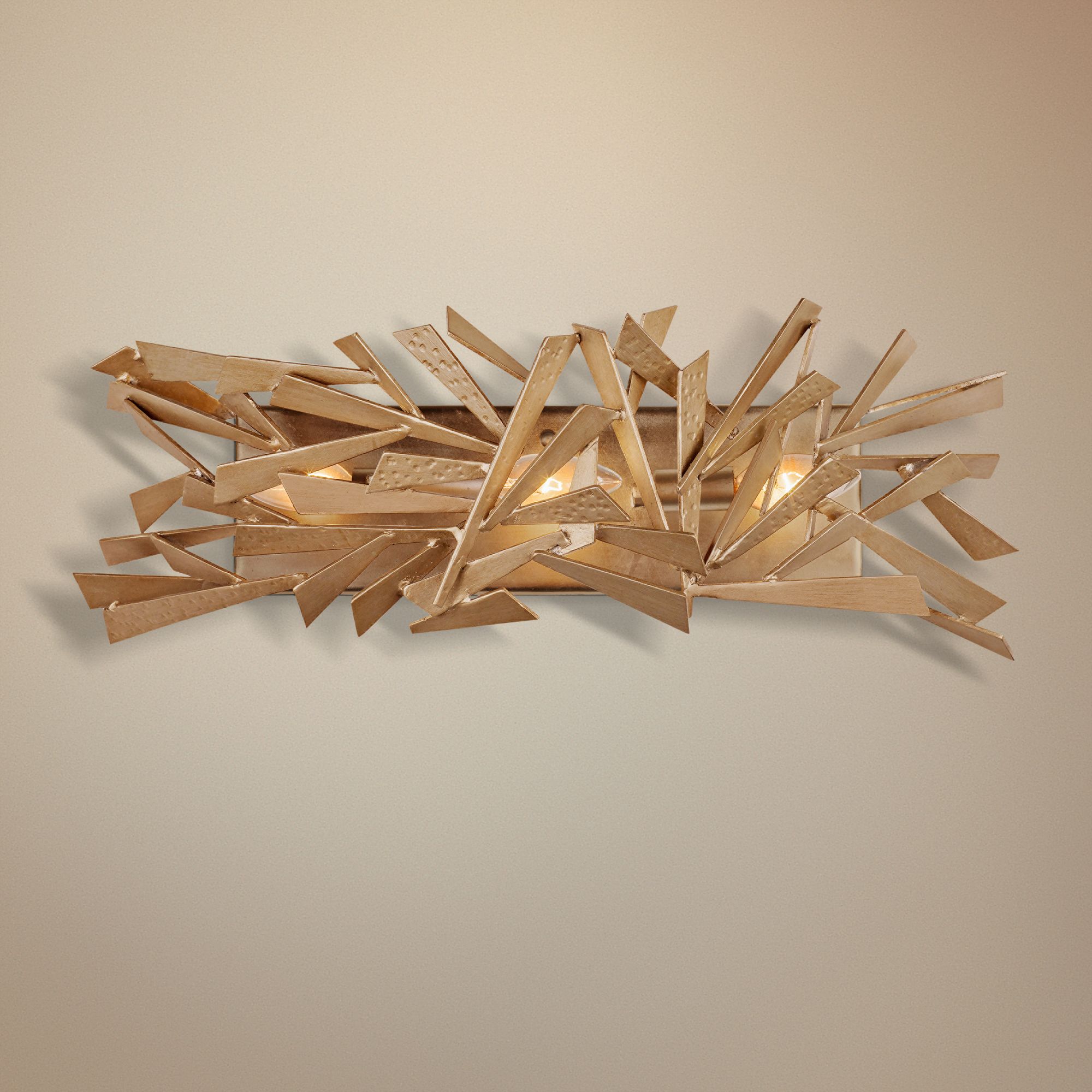 Varaluz Bermuda 22"W Silver and Champagne Mist Bath Light