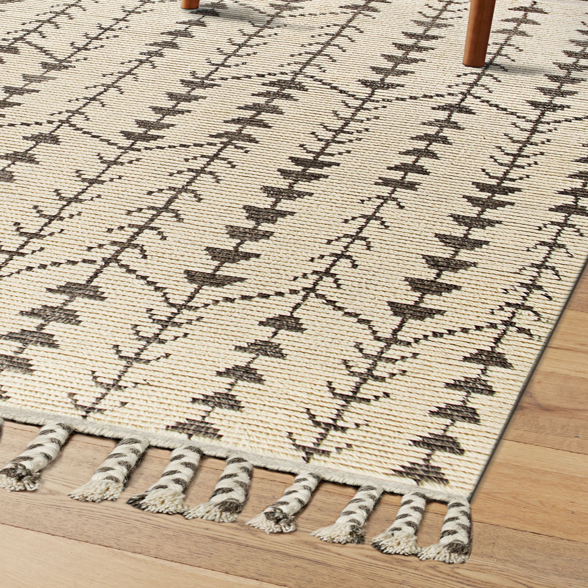 Austin 224 Ivory Santa Fe Wool Area Rug