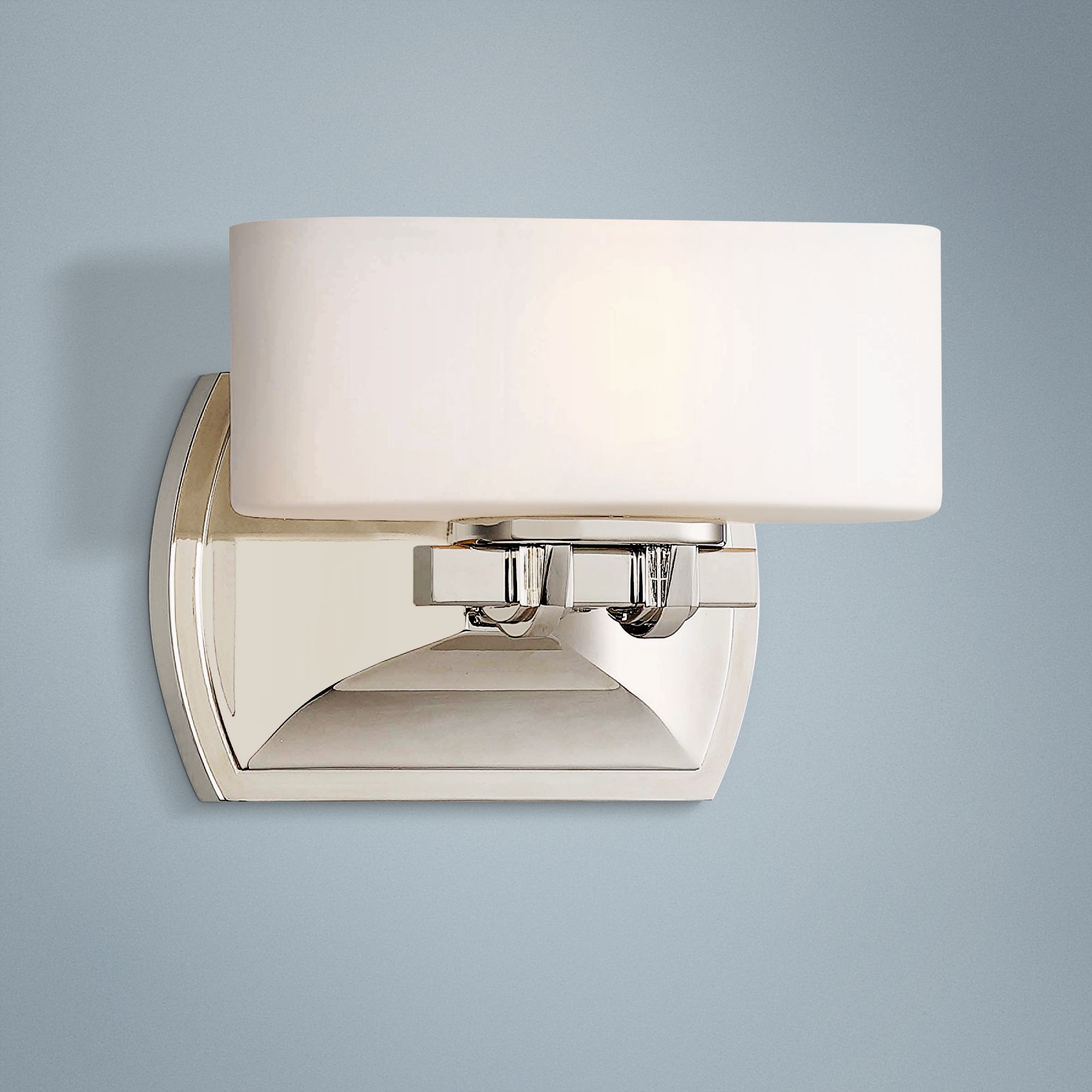 Drury 6" High Polished Nickel Wall Sconce