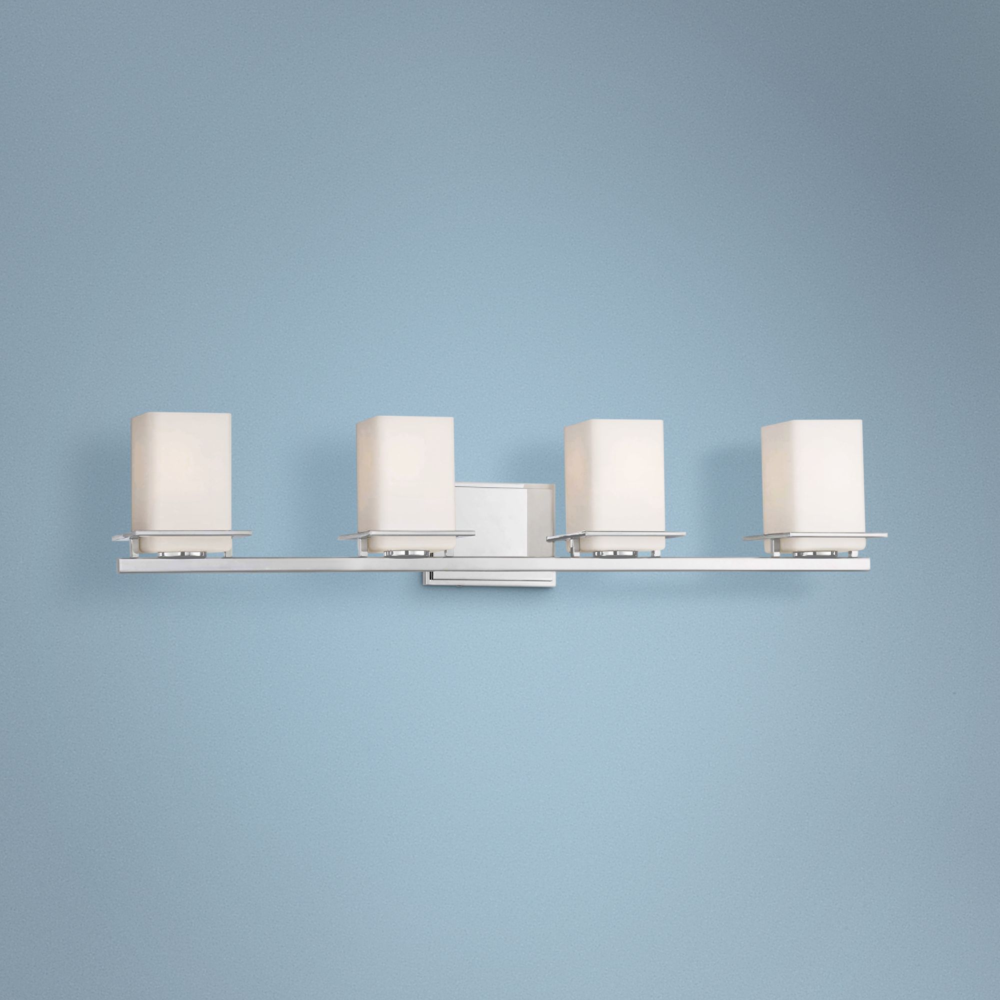 Tournee 33 1/2" Wide Chrome 4-Light Bath Light