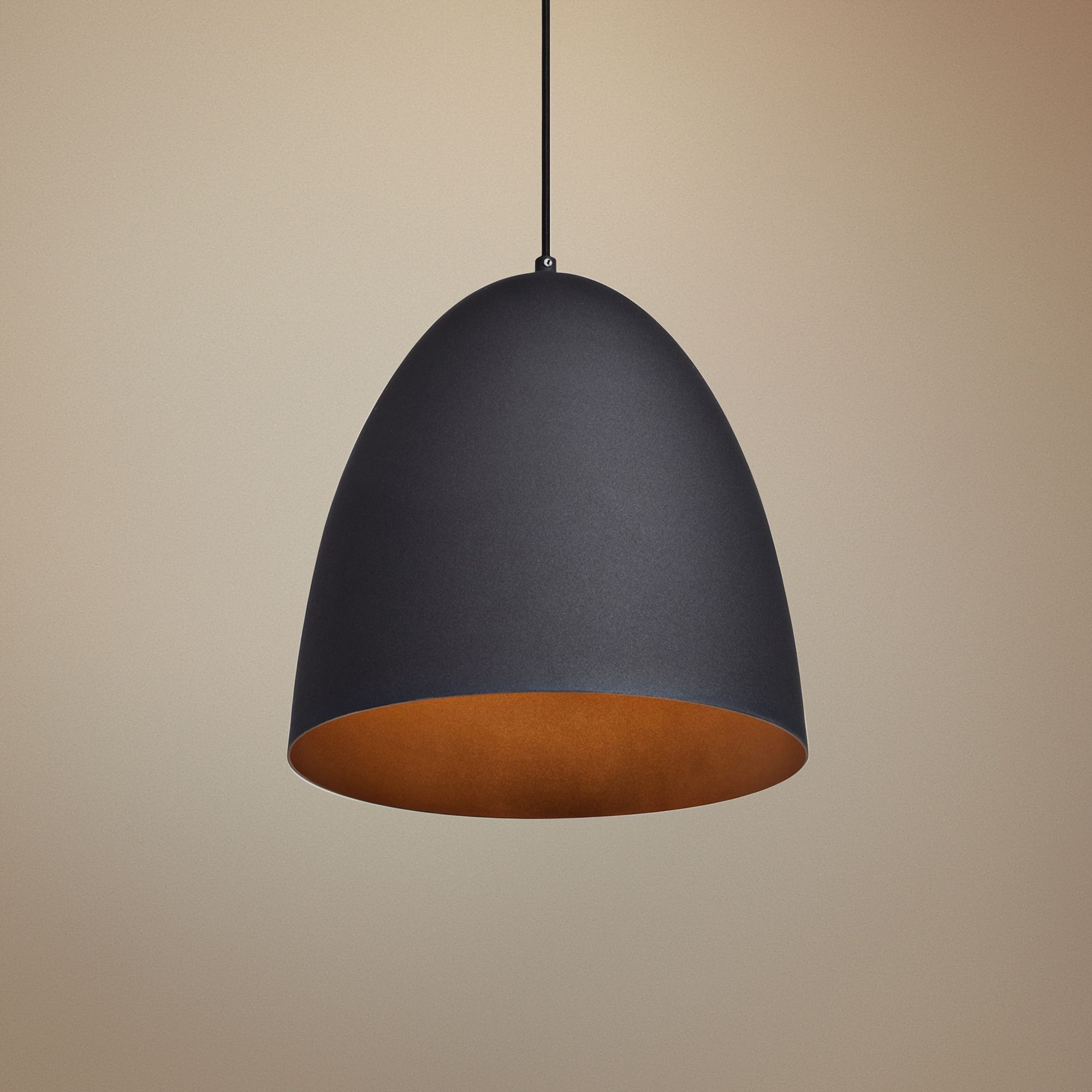 Nostalgia 12" Wide Matte Black Mini Pendant