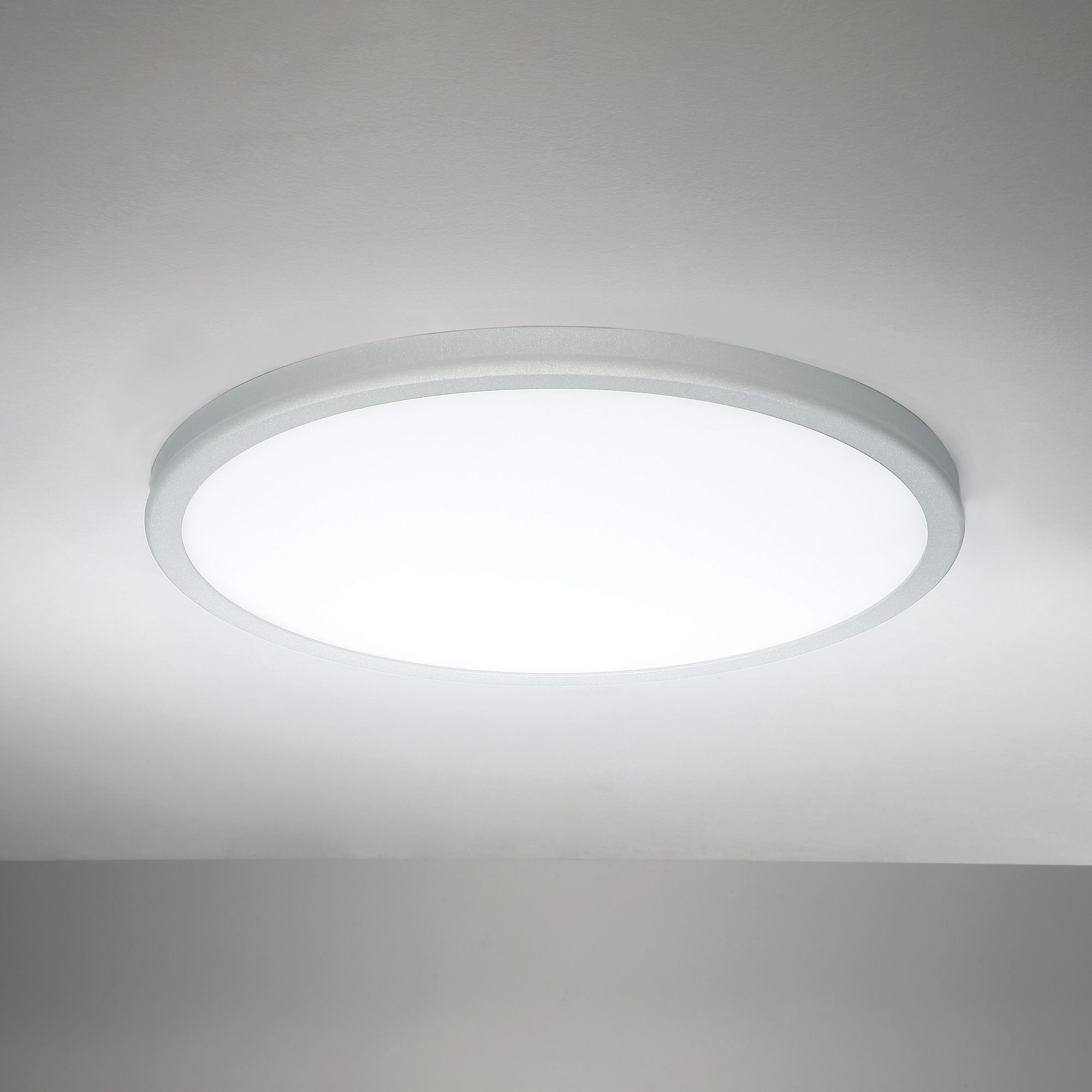 dweLED Geos 15" Wide Titanium LED Ceiling Light