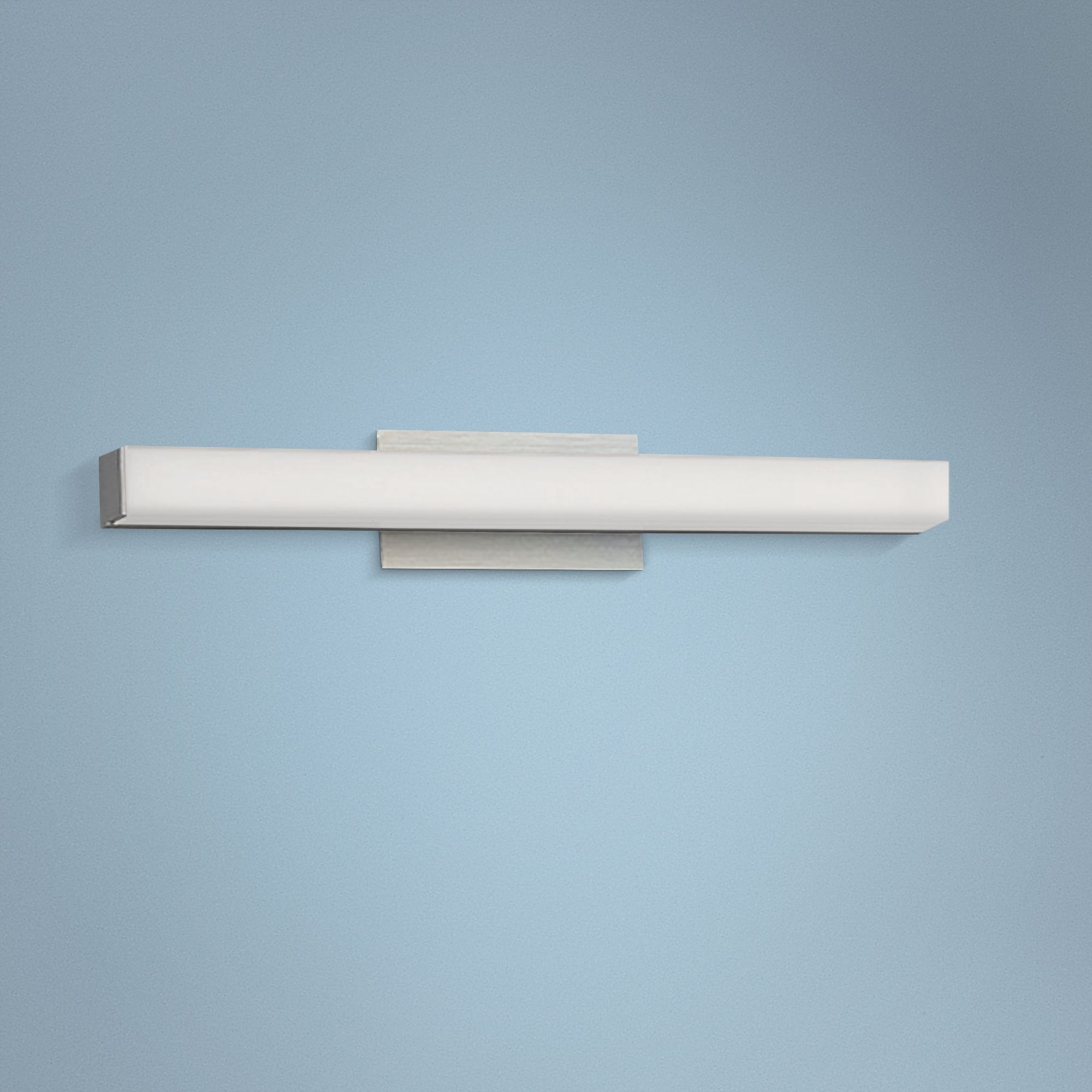 dweLED Brink 18" Wide Brushed Aluminum 3500K LED Bath Light