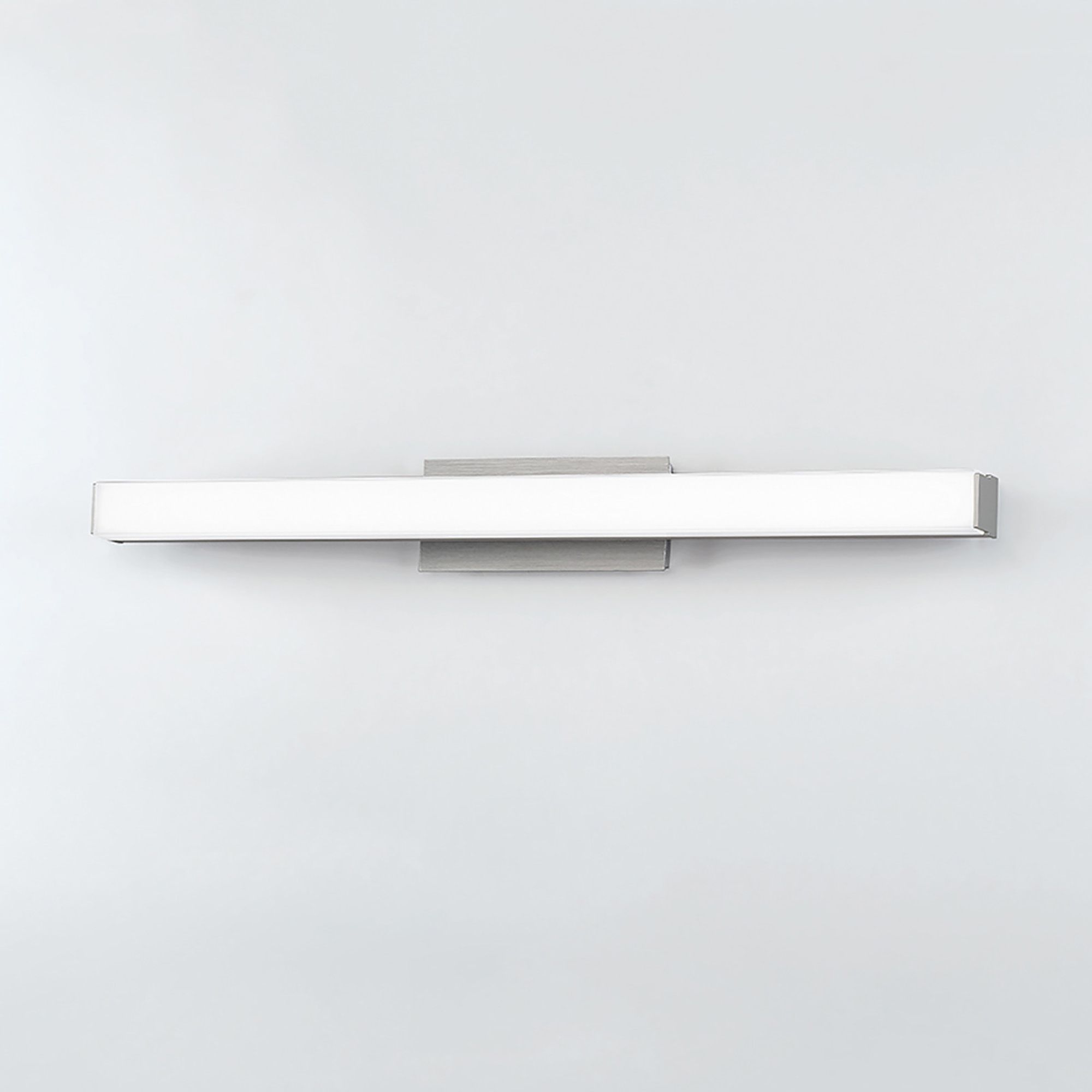 dweLED Brink 24" Wide Brushed Aluminum 3000K LED Bath Light