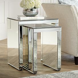 Nesting Mirrored Furniture Lamps Plus