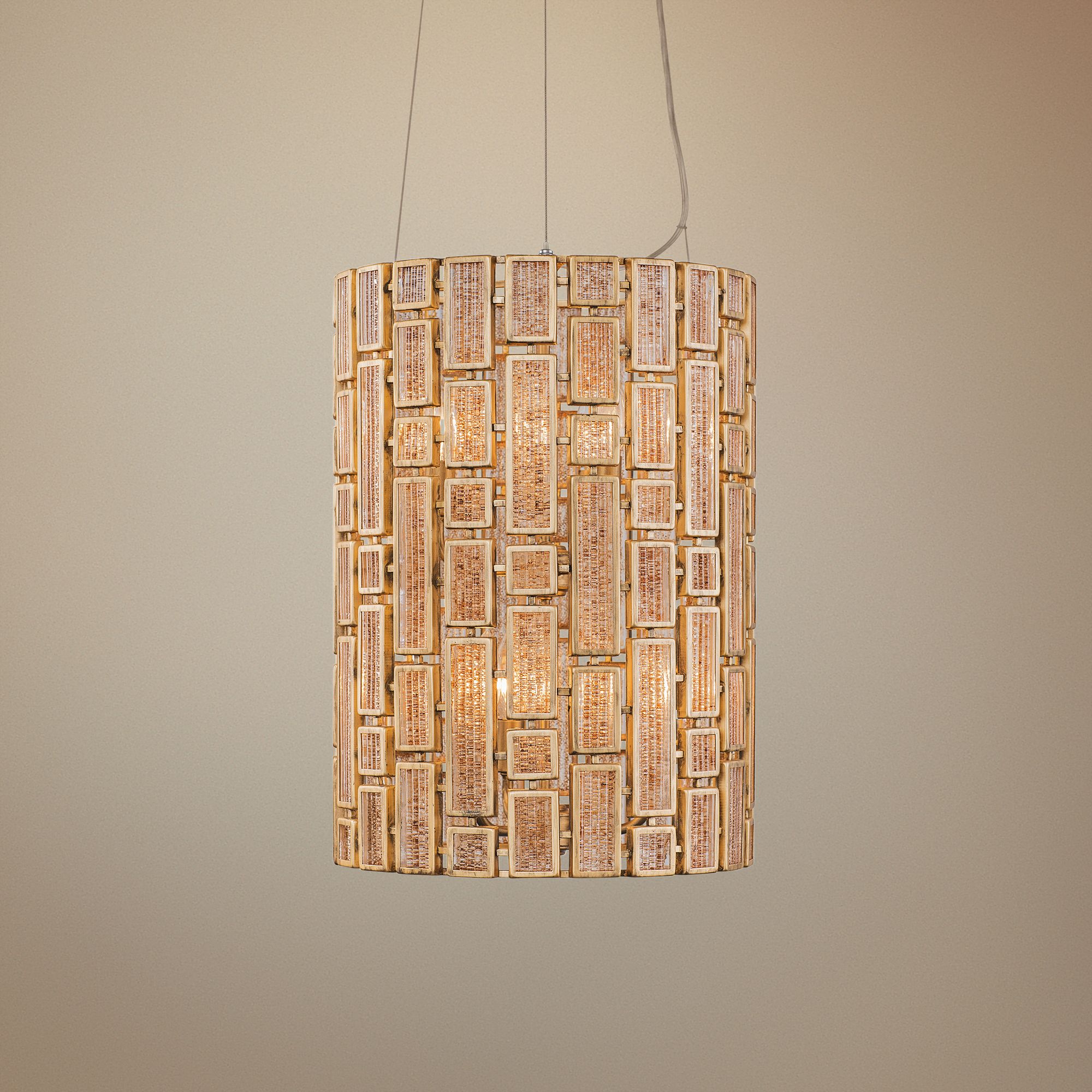 Varaluz Harlowe 14" Wide Havana Gold Pendant Light