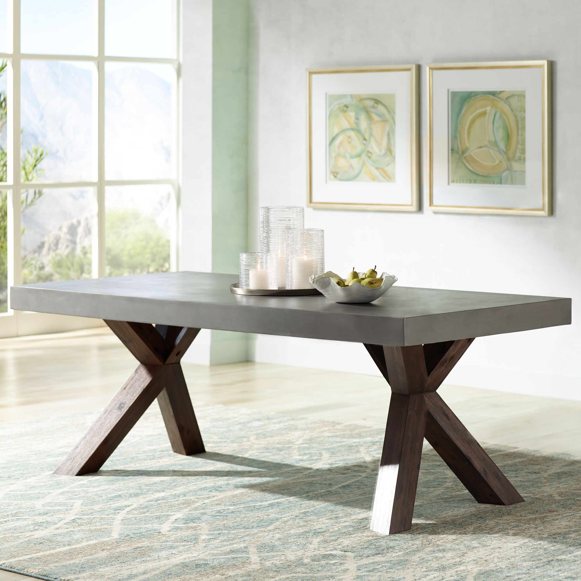 lamps plus dining table