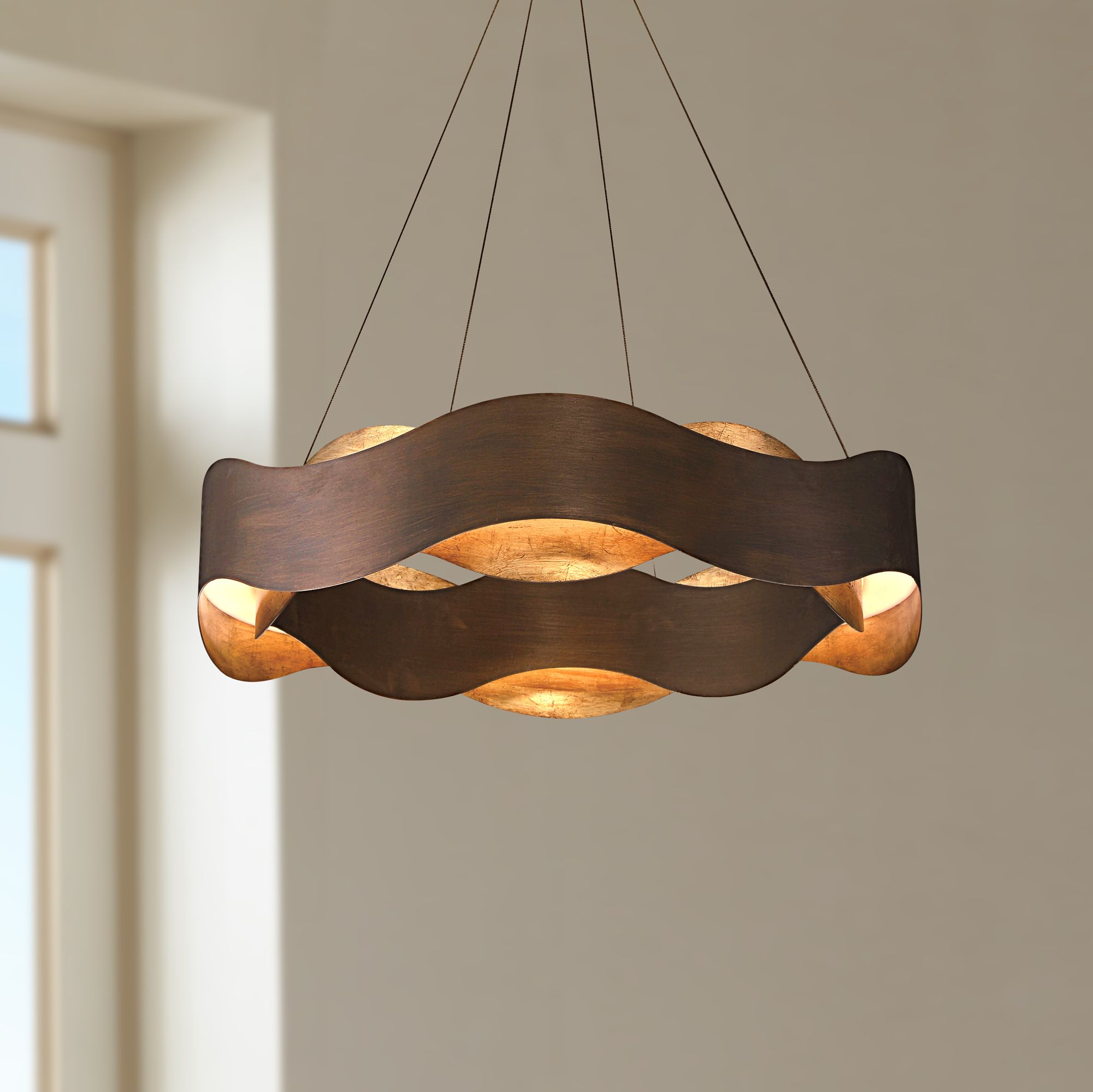Eurofase Vaughan 24" Wide Bronze LED Pendant Light
