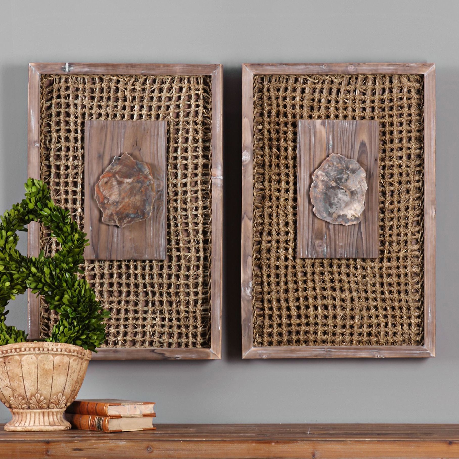 Uttermost Endicott 2-Piece 26 1/2" High Framed Wall Art Set