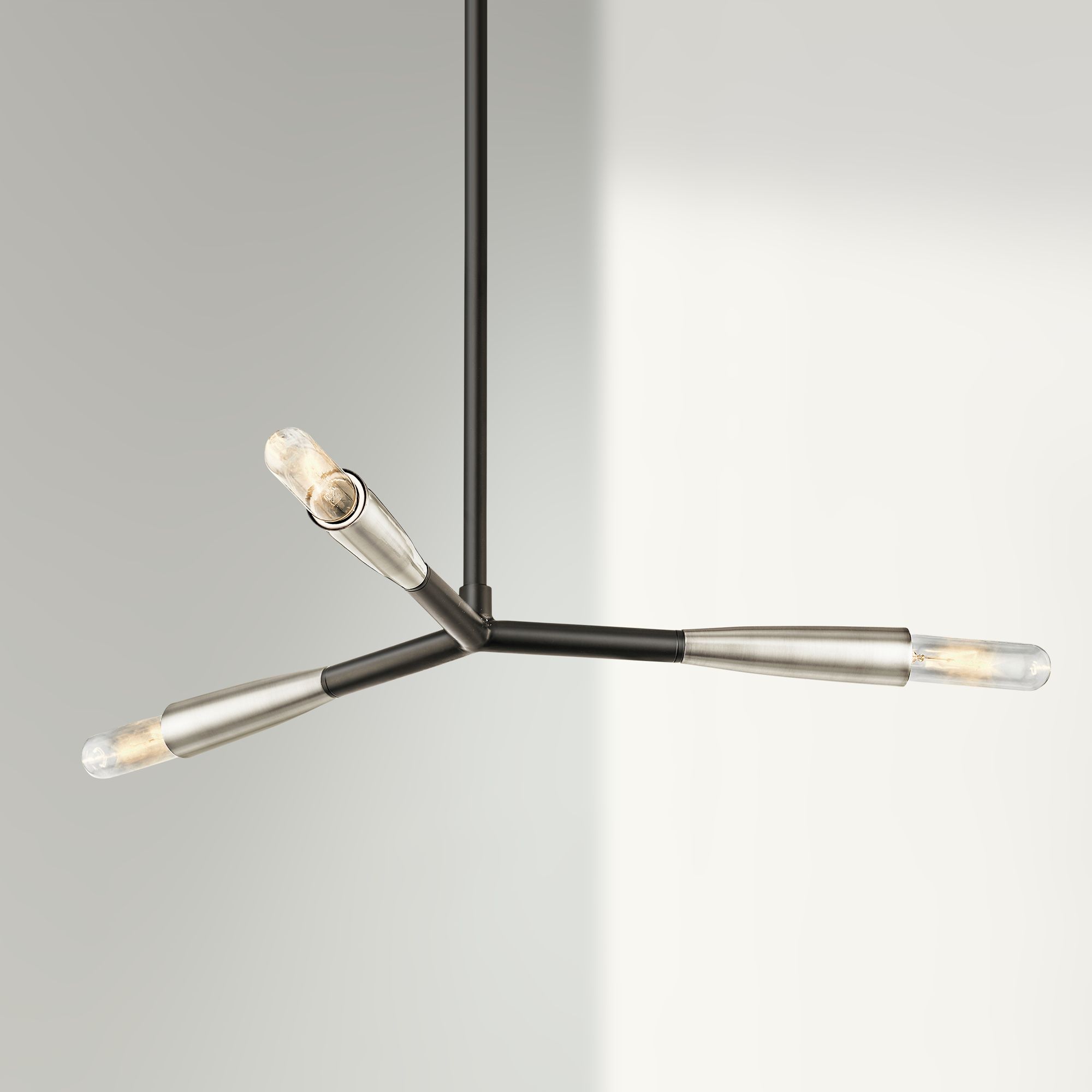 Kichler Branches 22 1/4" Wide Black 3-Light Chandelier