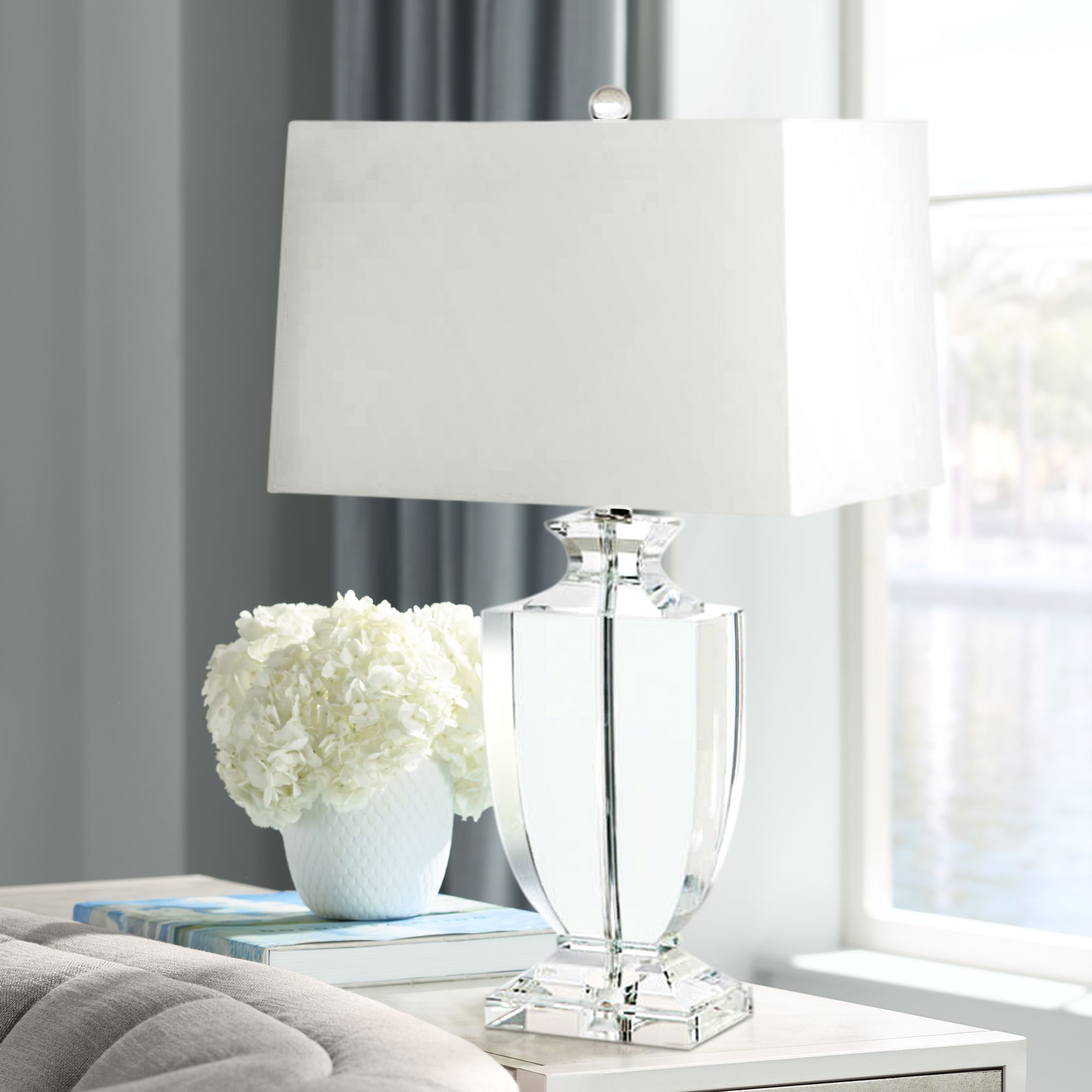 Regina Andrew Carr Phat Crystal Urn Table Lamp