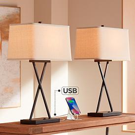 Modern Table Lamp Sets Contemporary, Lamps Plus Table Lamp Sets