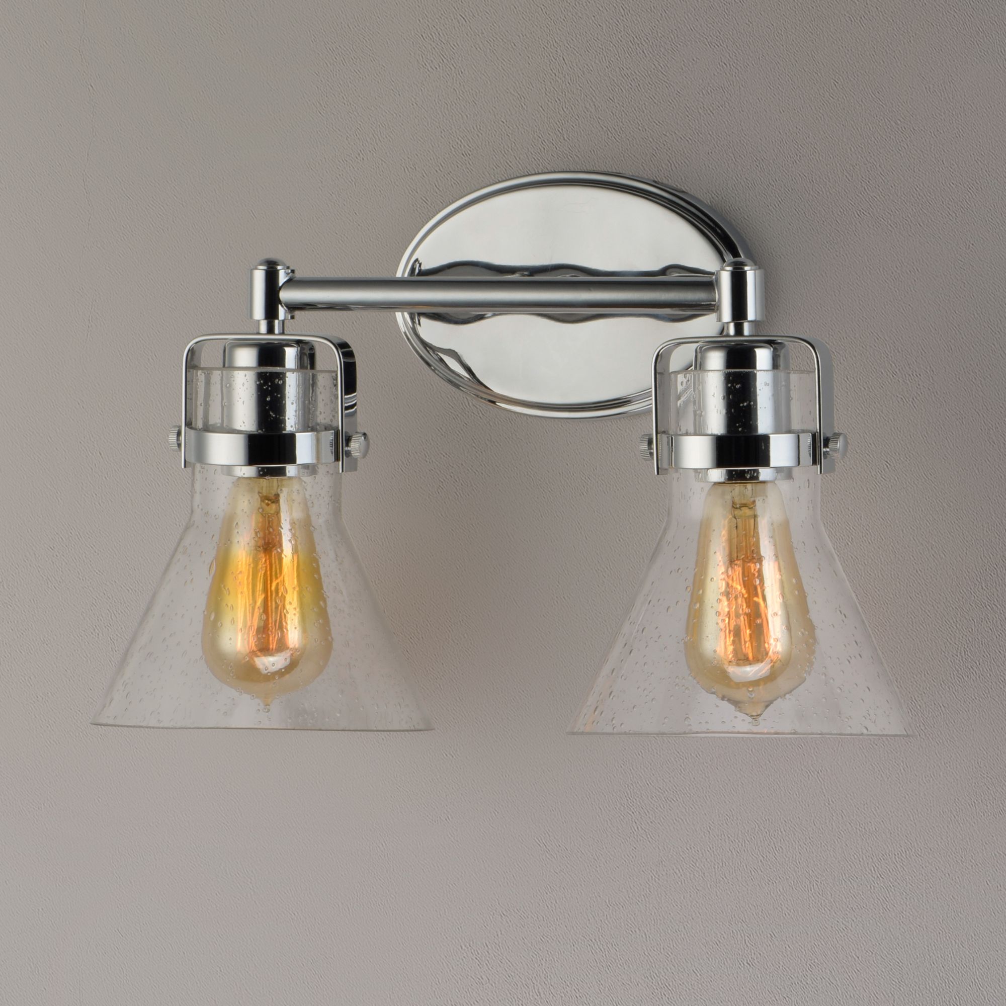 Maxim Seafarer 9 3/4" High Polished Chrome 2-Light Wall Sconce