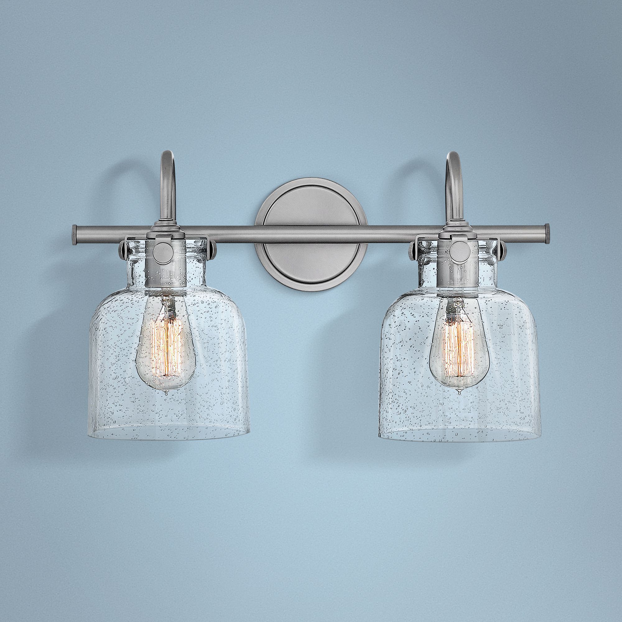 Hinkley Congress 11 1/4" High Antique Nickel 2-Light Wall Sconce