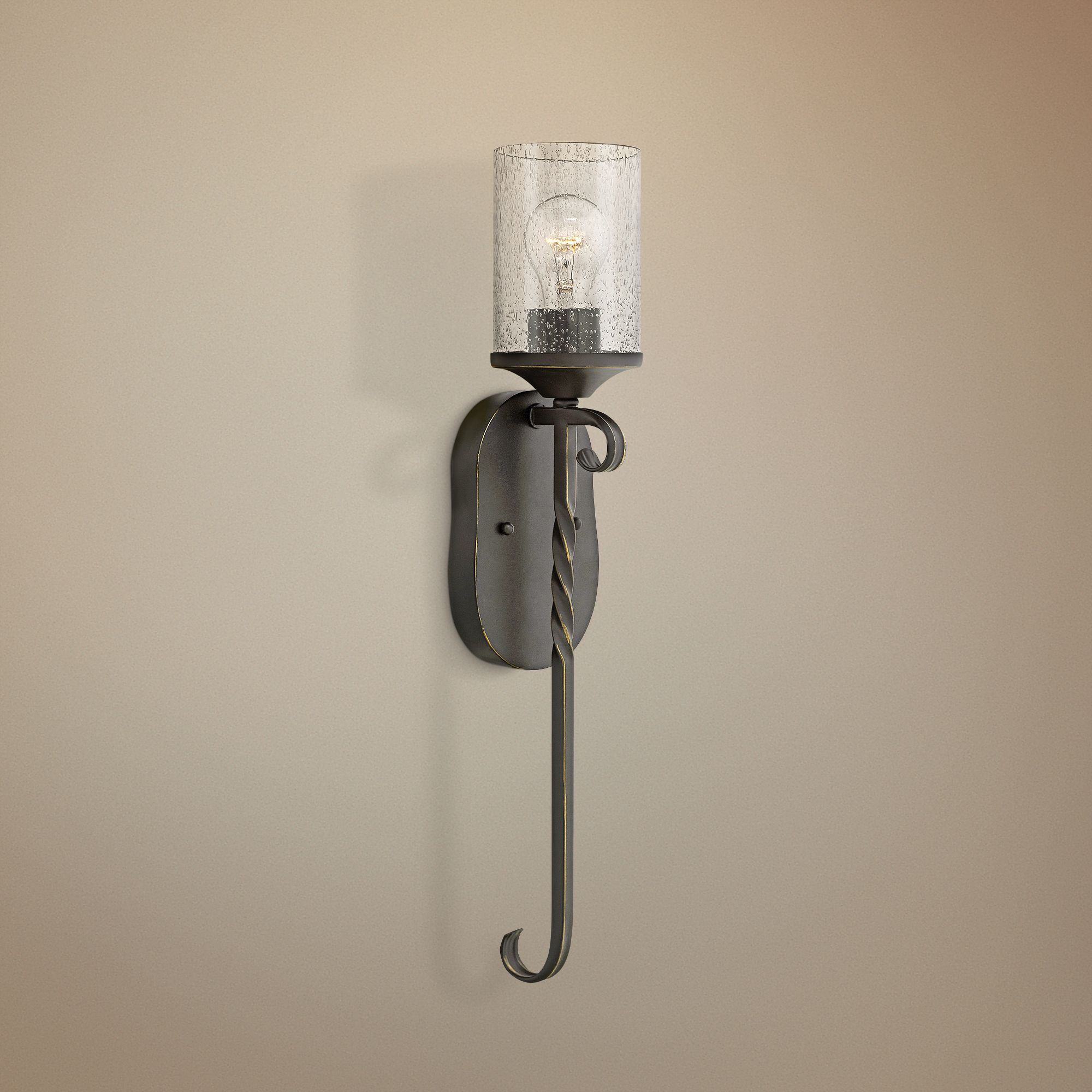 Hinkley Casa 23" High Olde Black Wall Sconce
