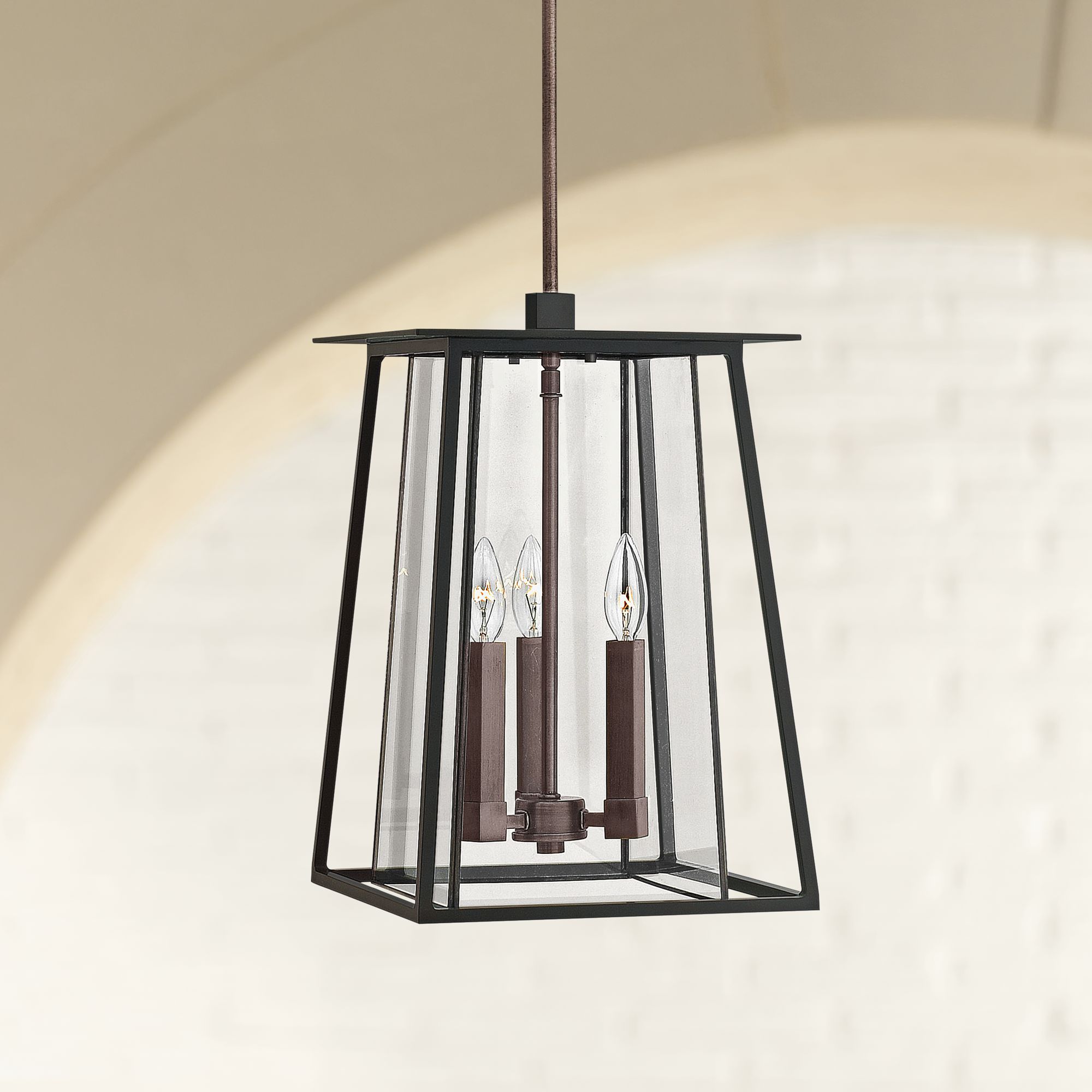Hinkley Walker 17 1/4" High Black Outdoor Hanging Light