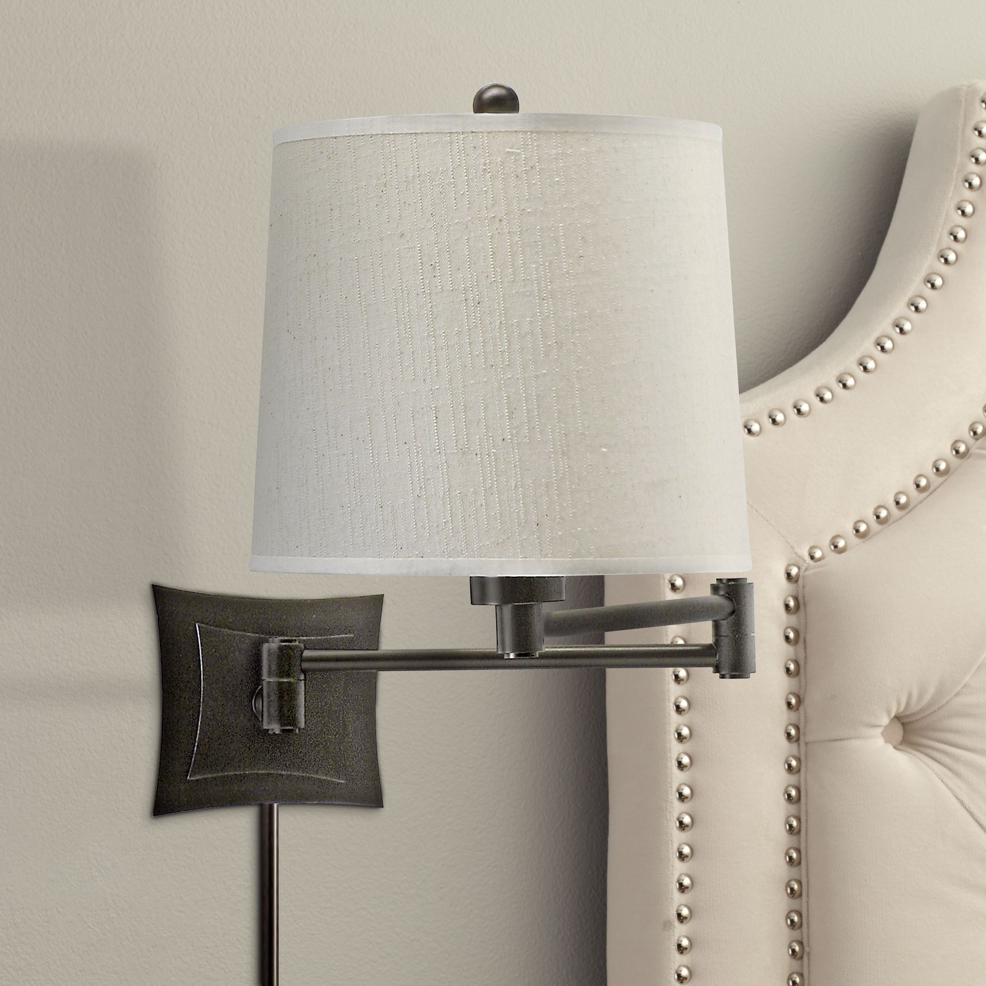 Lovana Bronze Finish Plug-In Swing Arm Wall Lamp
