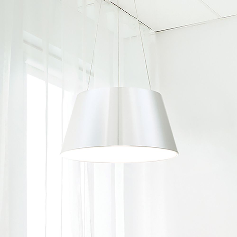 dweLED Vida 24" Wide Brushed Aluminum LED Pendant Light