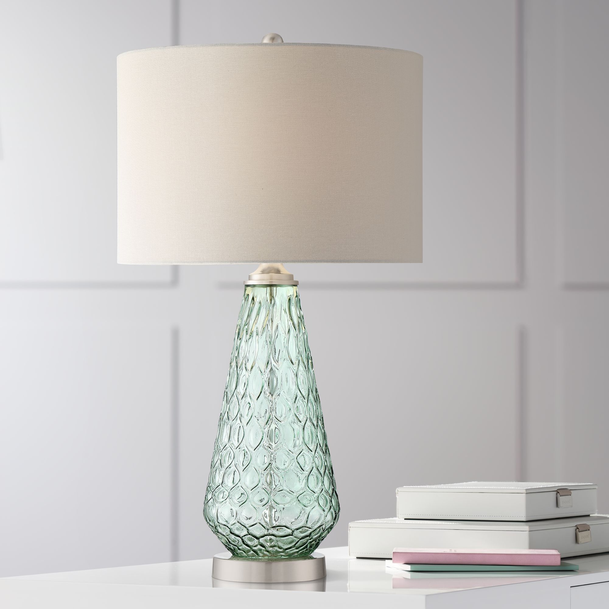 light green table lamp