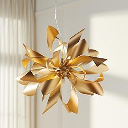 Possini Euro Design Gold Chandeliers Lamps Plus Open Box