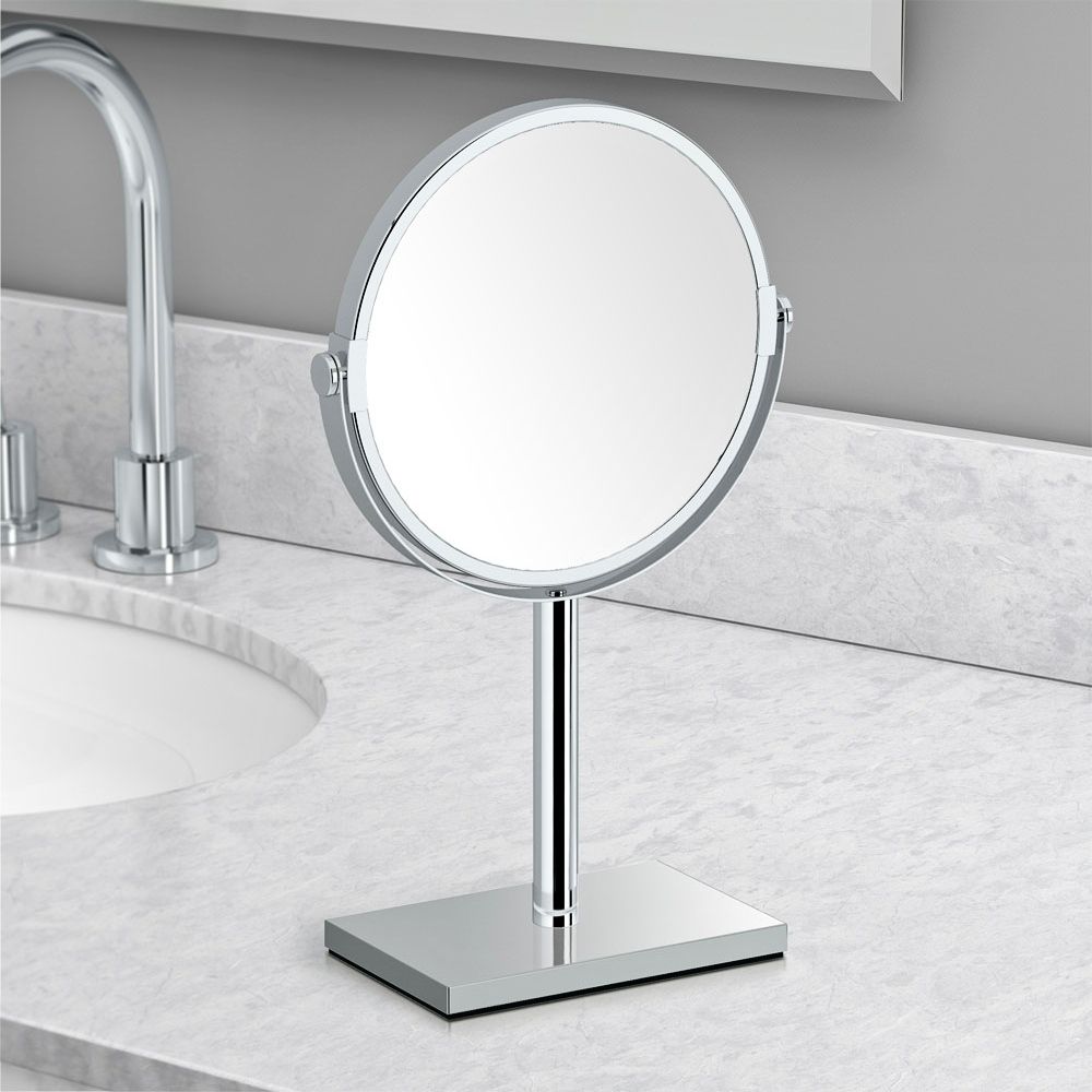 Gatco Latitude III Chrome Countertop Makeup Mirror 39T27 Lamps Plus