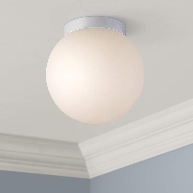 Image 1 dweLED Niveous 9" Wide White LED Ceiling Light