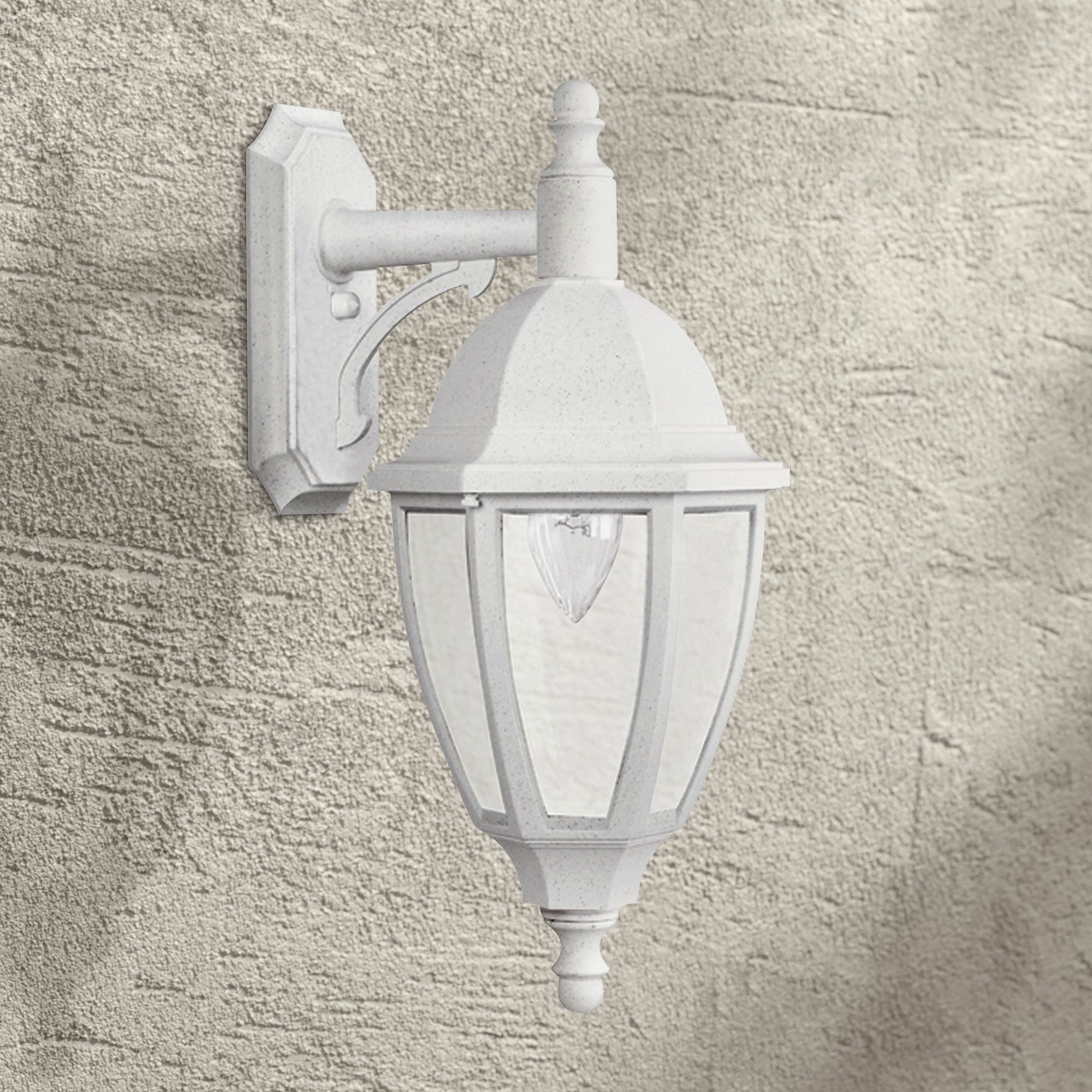 Everstone 23 1/4" High 150W White Outdoor Wall Lantern