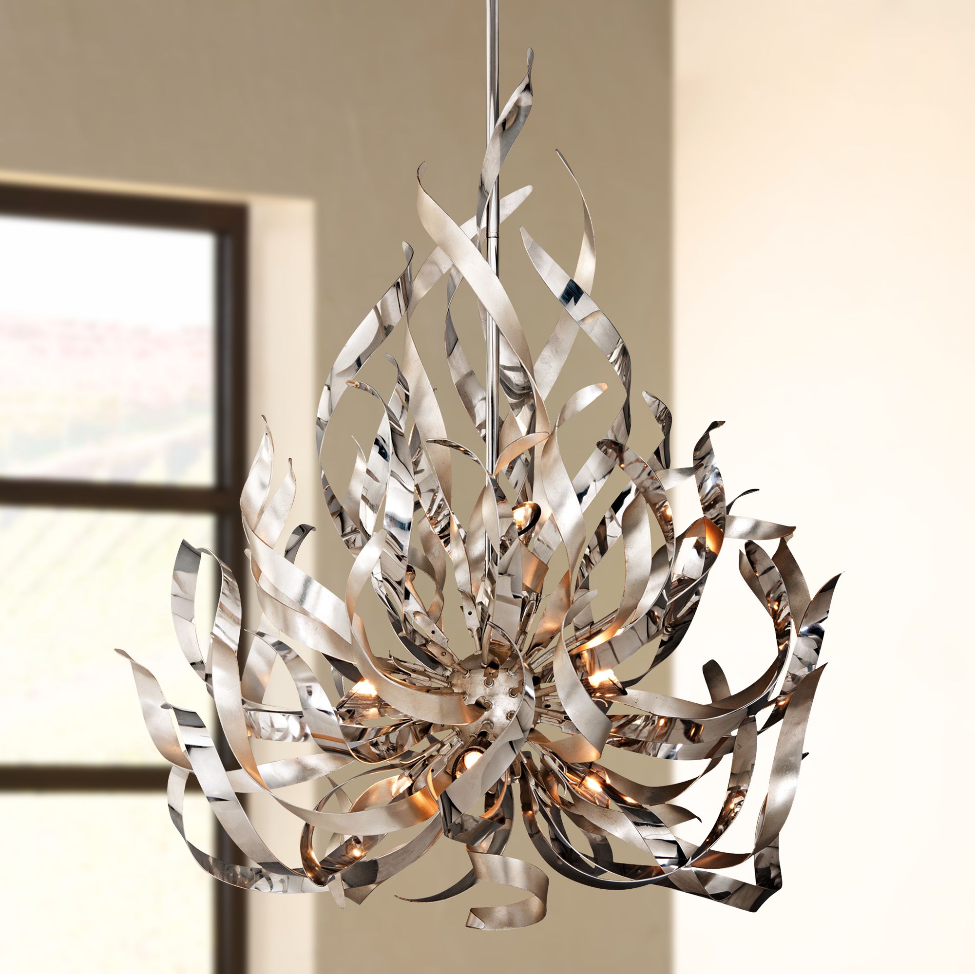 Corbett Graffiti 34" Wide Contemporary Pendant Light