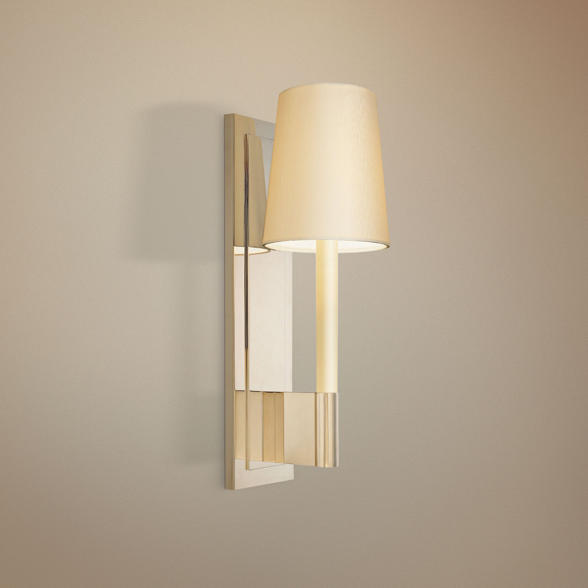 Sonneman Sottile 16" High Polished Nickel Wall Sconce