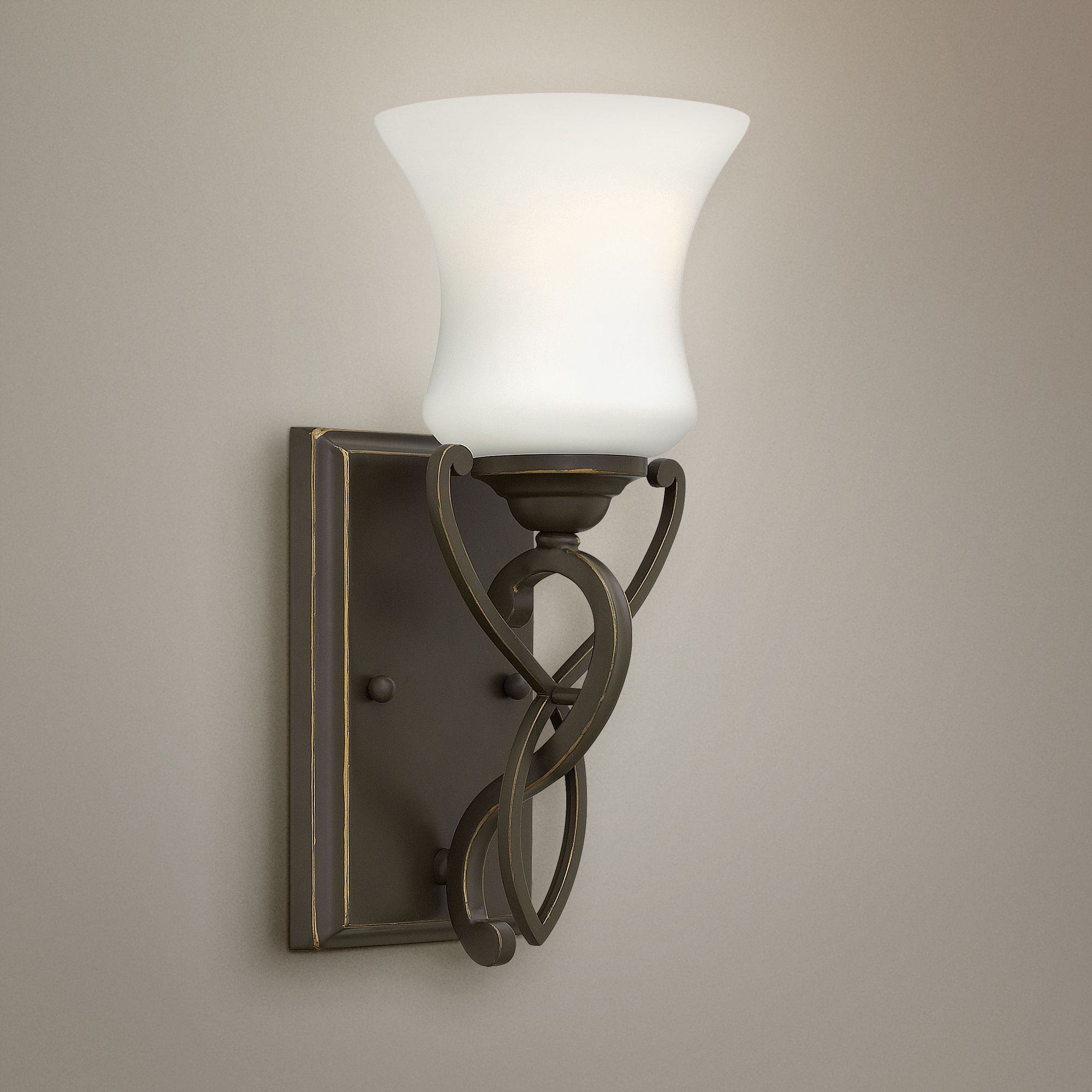 Hinkley Brooke 11 1/2" High Olde Bronze Wall Sconce