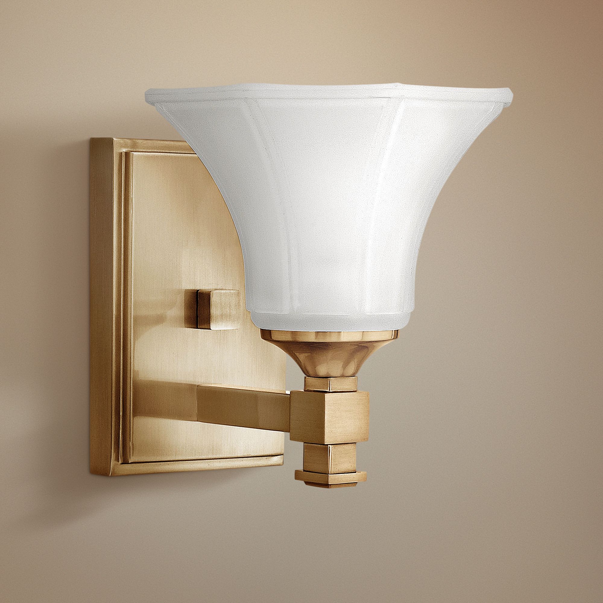 Hinkley Abbie 7 3/4" Brushed Caramel Wall Sconce