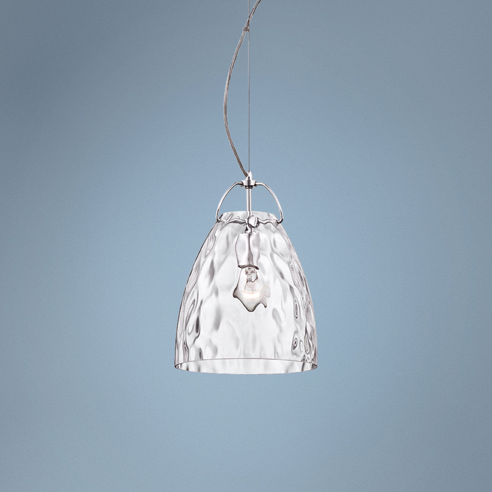 Eurofase Amero 9 3/4" Wide Clear Glass Chrome Mini Pendant