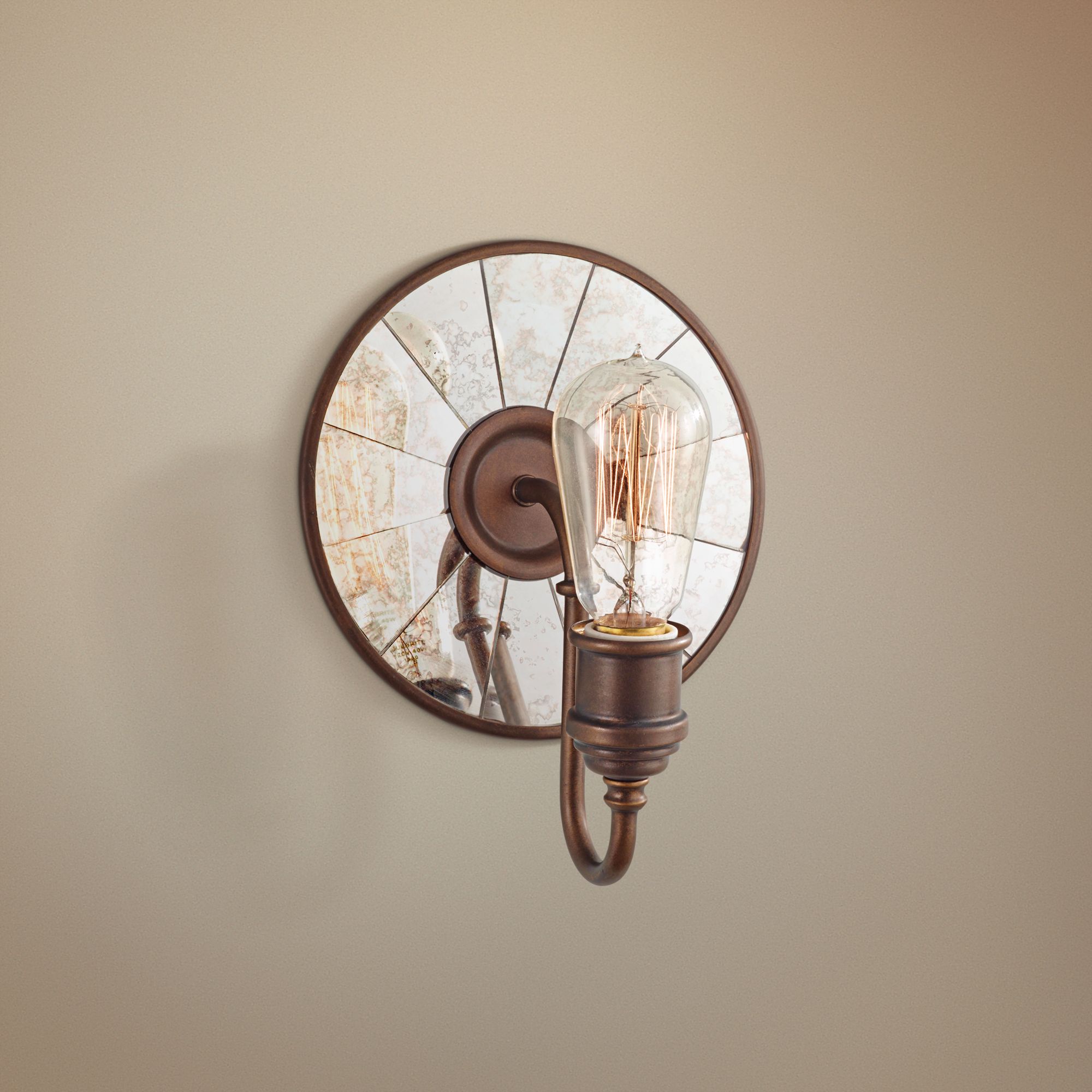 Feiss Urban Renewal 9 3/4" High Astral Bronze Wall Sconce