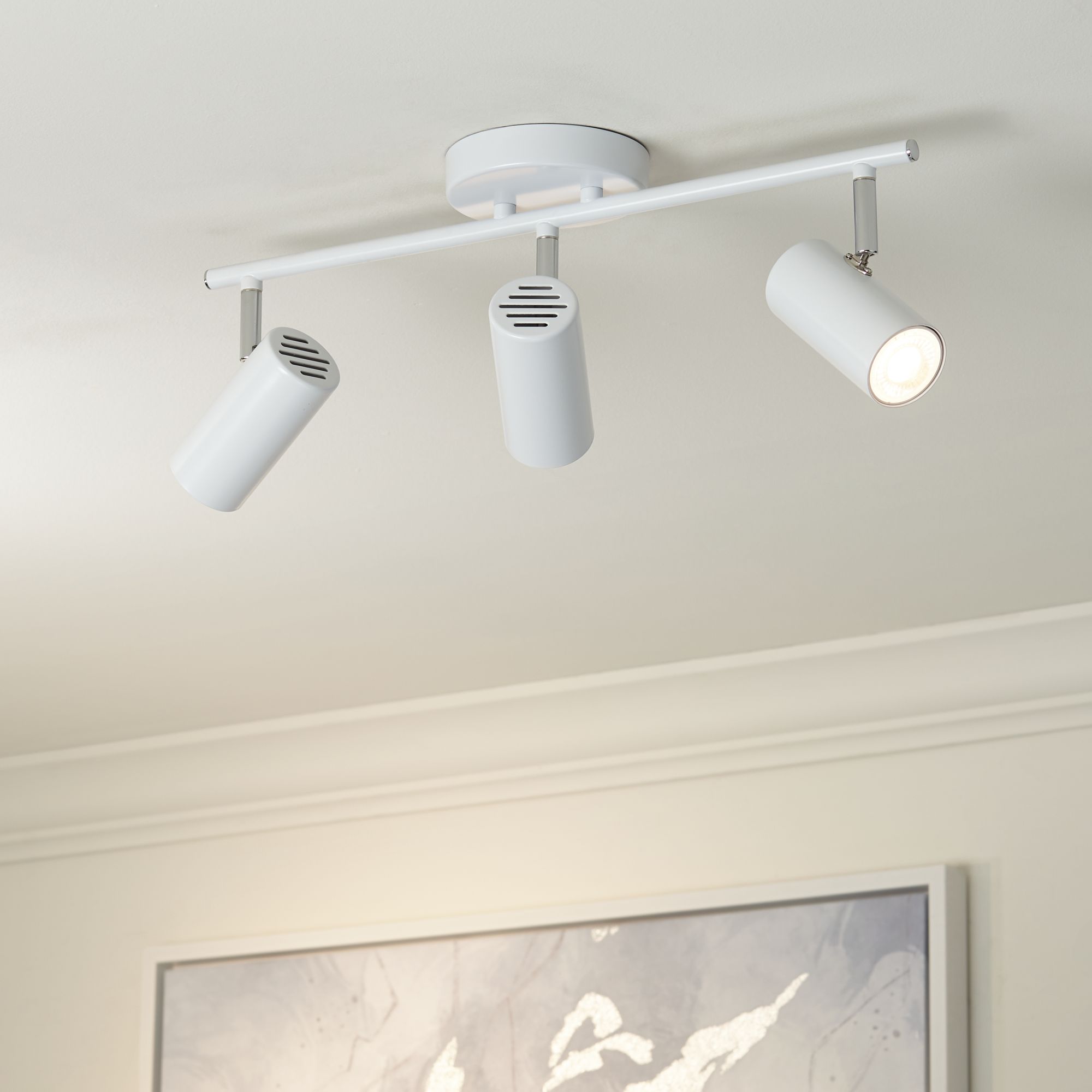 Galena 3-Light White LED Track Fixture