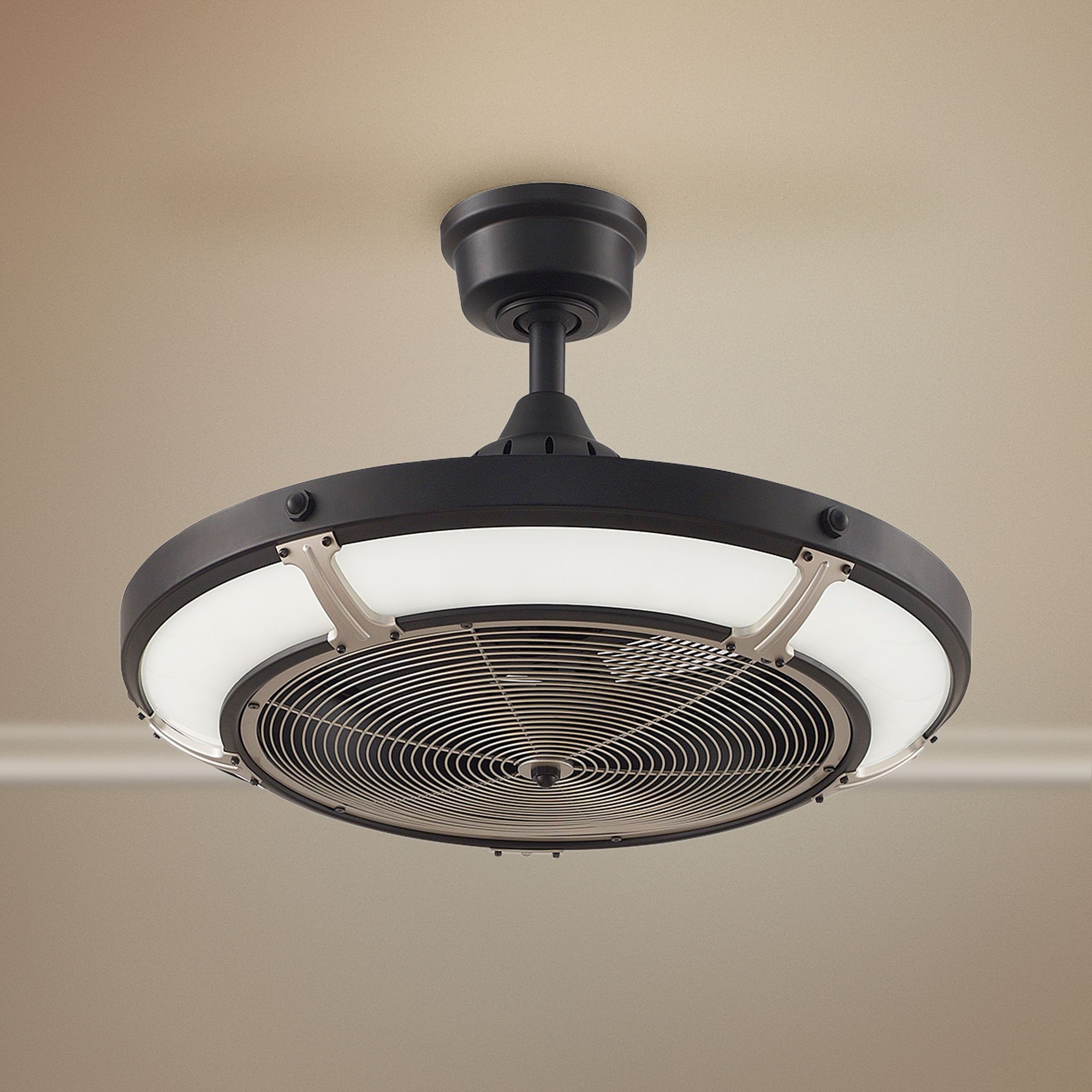 Fanimation Contemporary Caged Ceiling Fans Lamps Plus