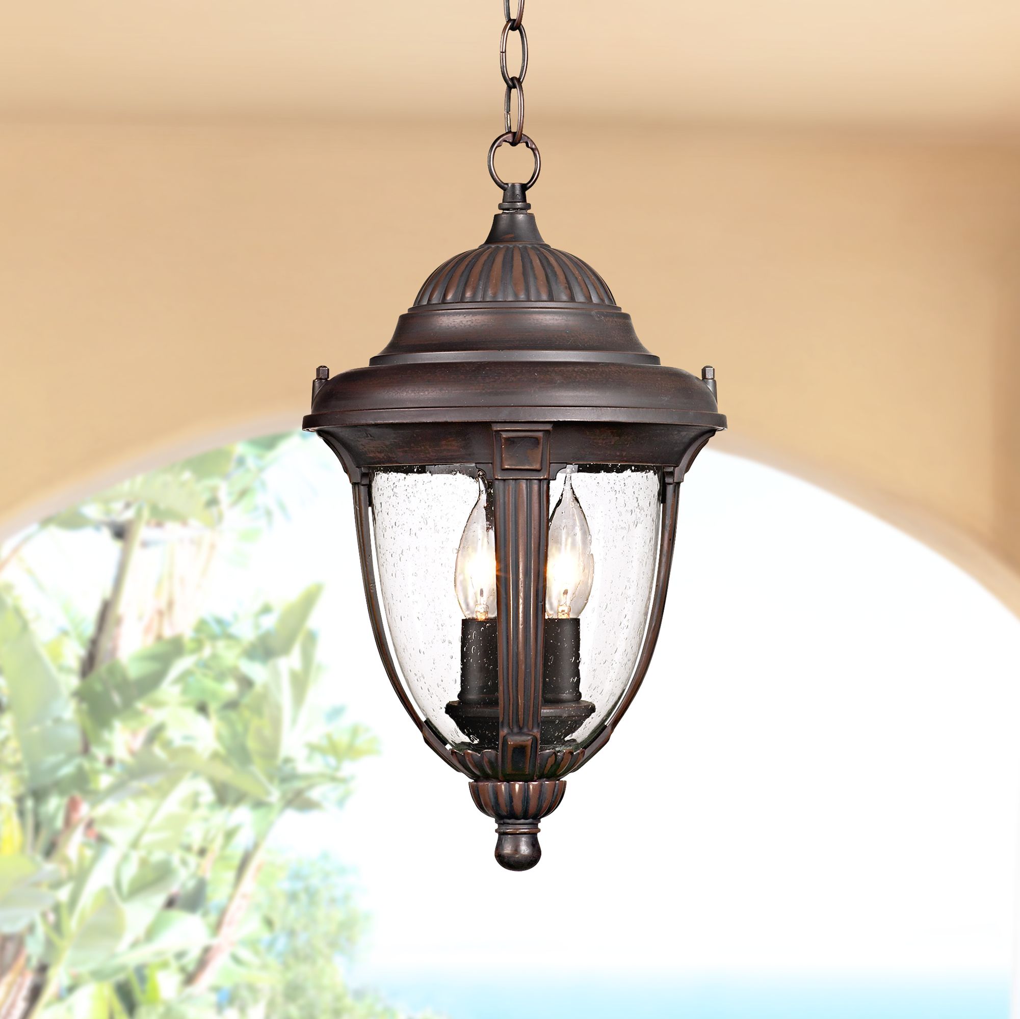 Casa Sierra 16 1/2" High Outdoor Hanging Lantern