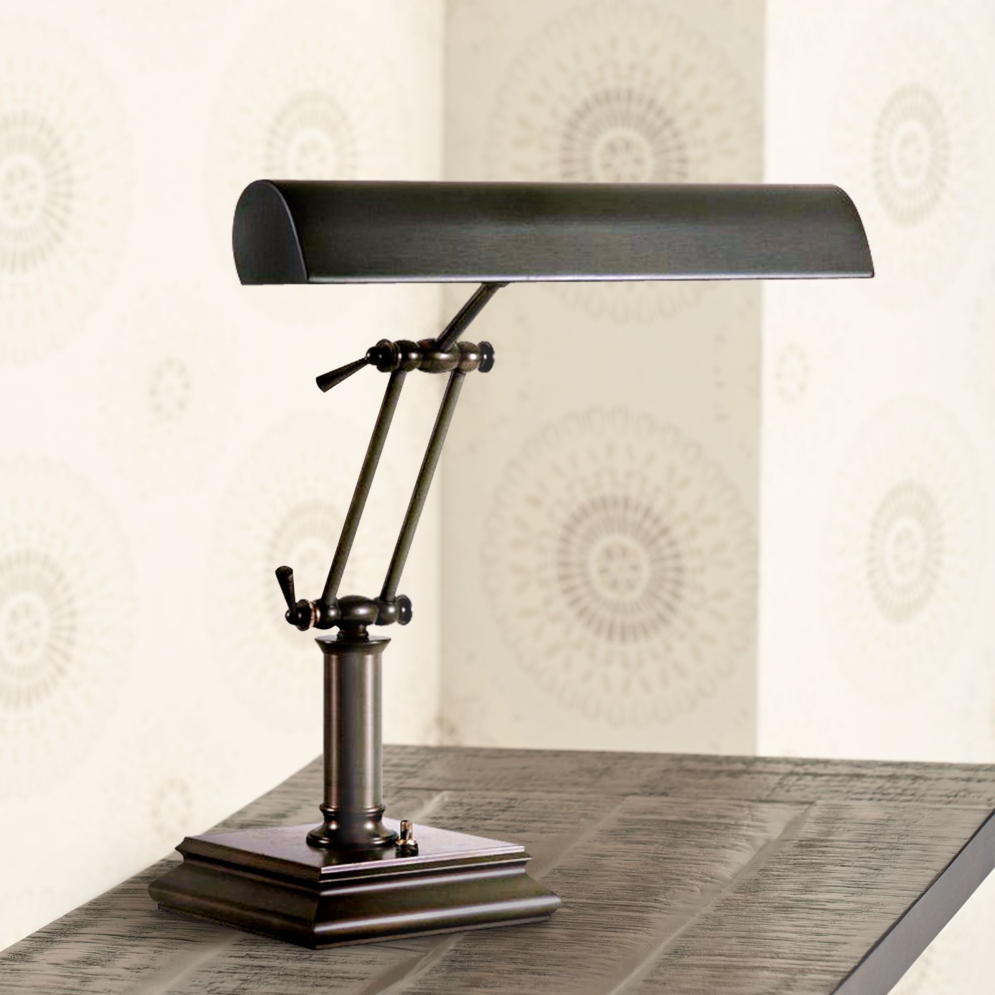 bronze piano lamp
