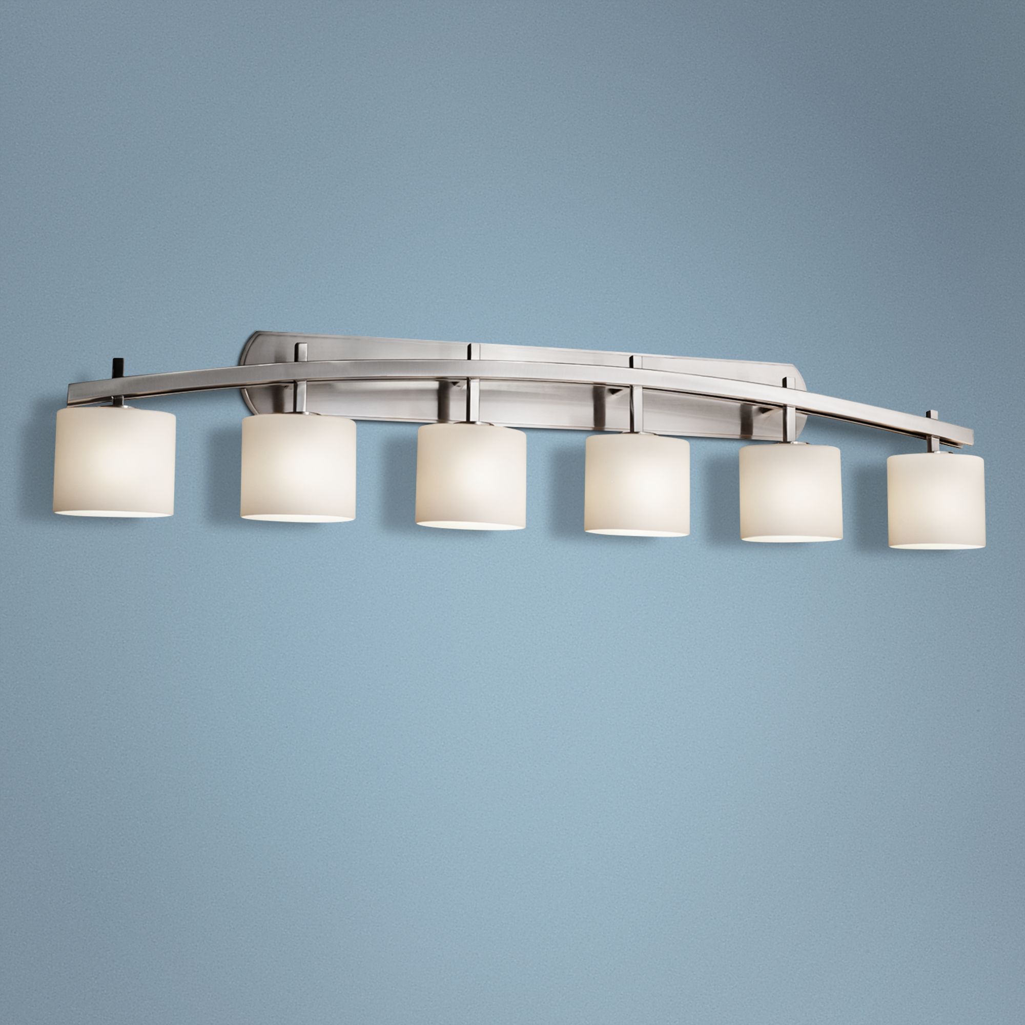 bathroom 6 light fixtures