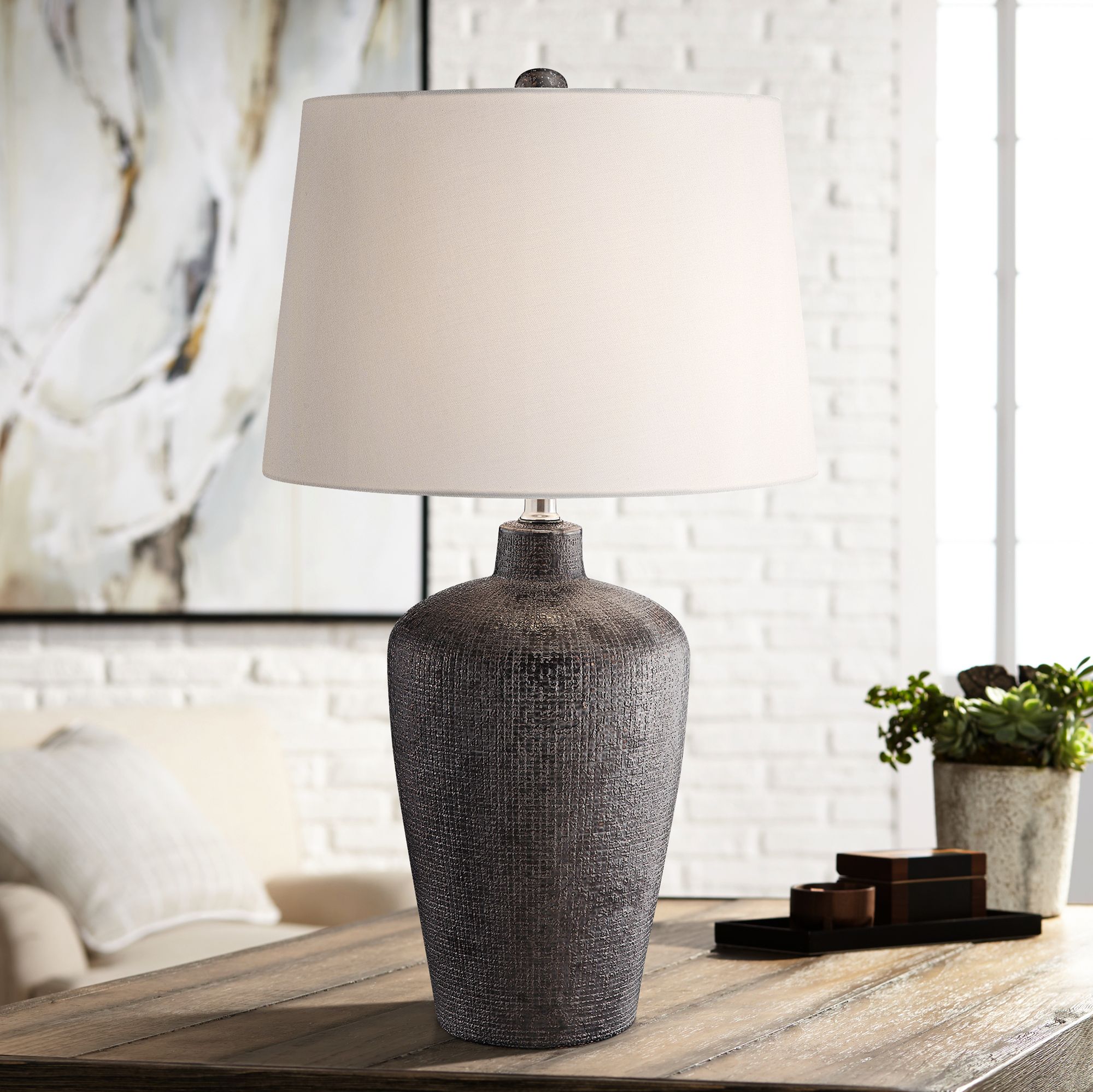 Lite Source Clayton Bronze Ceramic Table Lamp