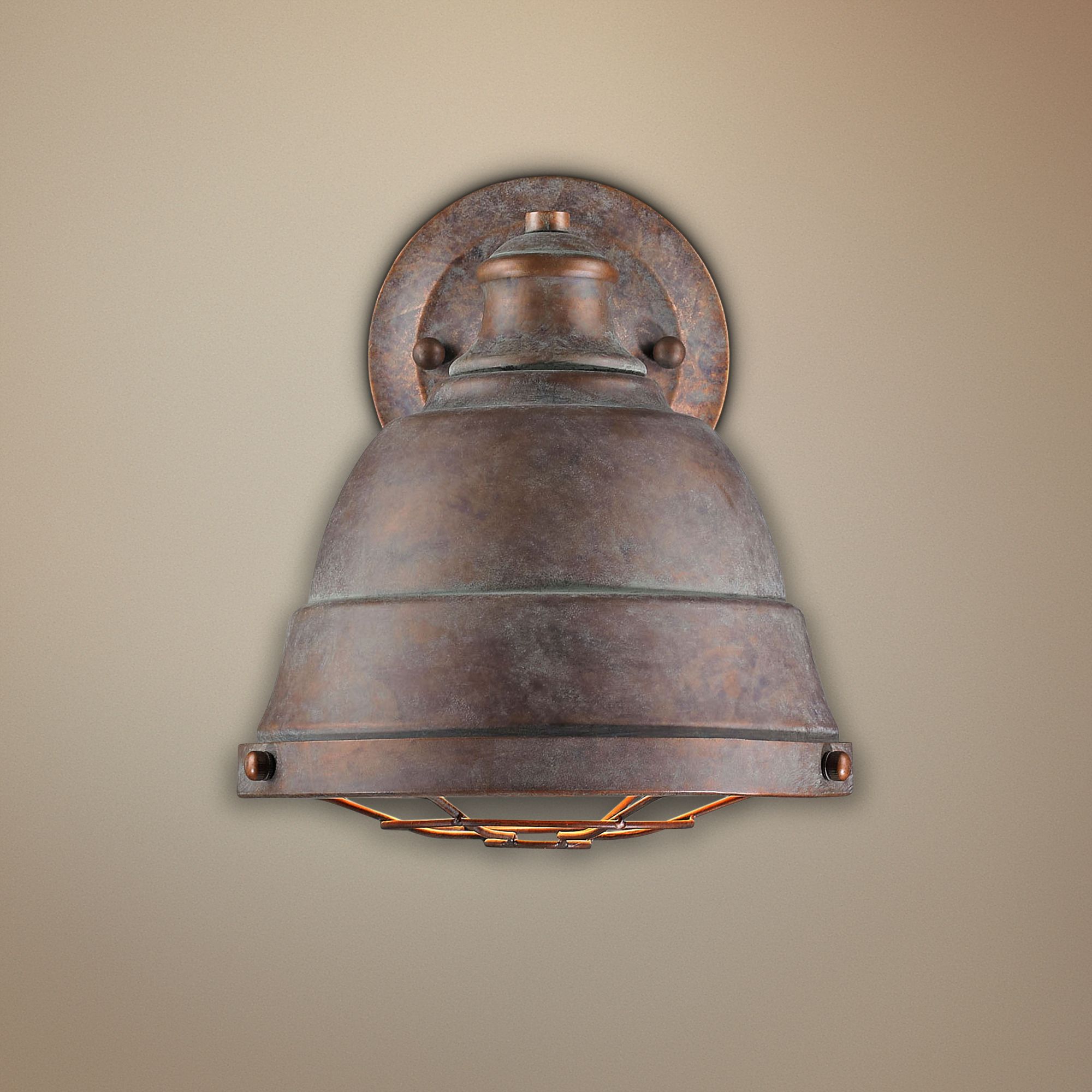 Bartlett 10 1/4" High Copper Patina Wall Sconce