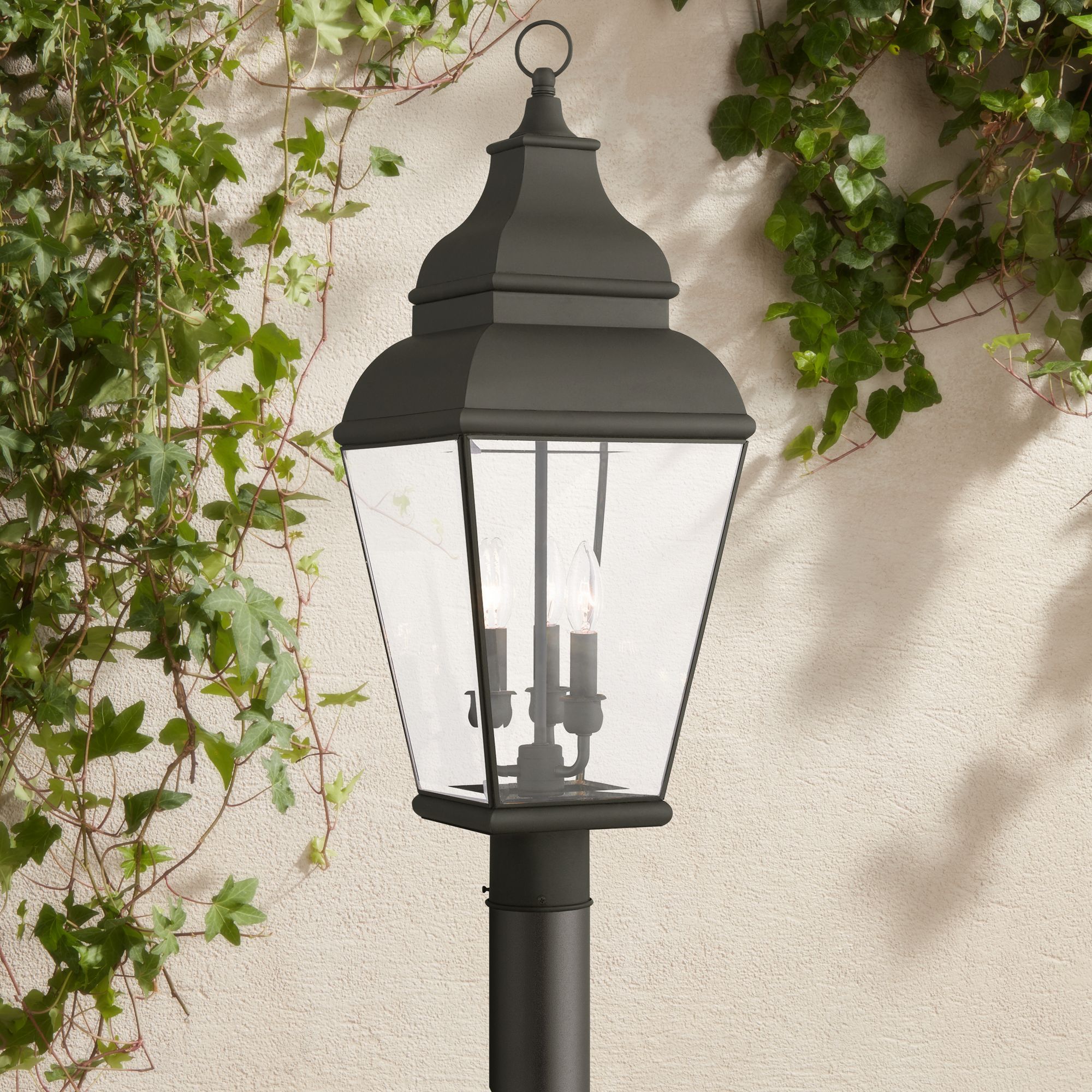 Exeter 28 1/4" High Black Outdoor Post Light