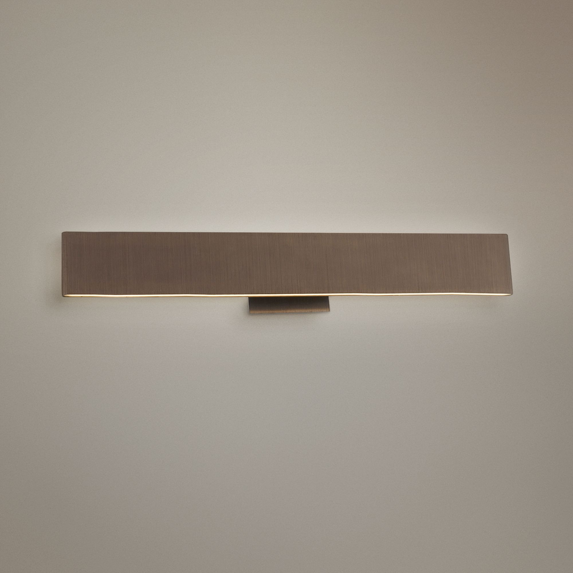 Slim 24" Wide Brushed Bronze Up-Down LED Bath Light