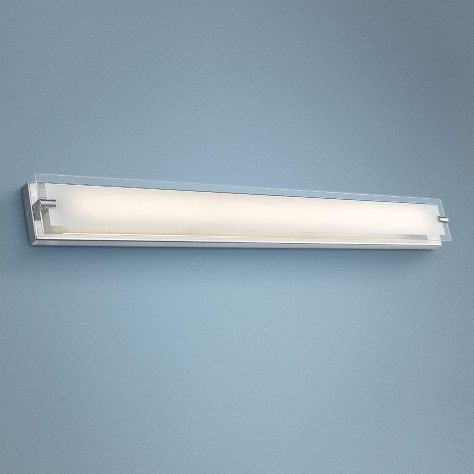 Blaze 28 1/4" Wide Chrome LED Bath Light