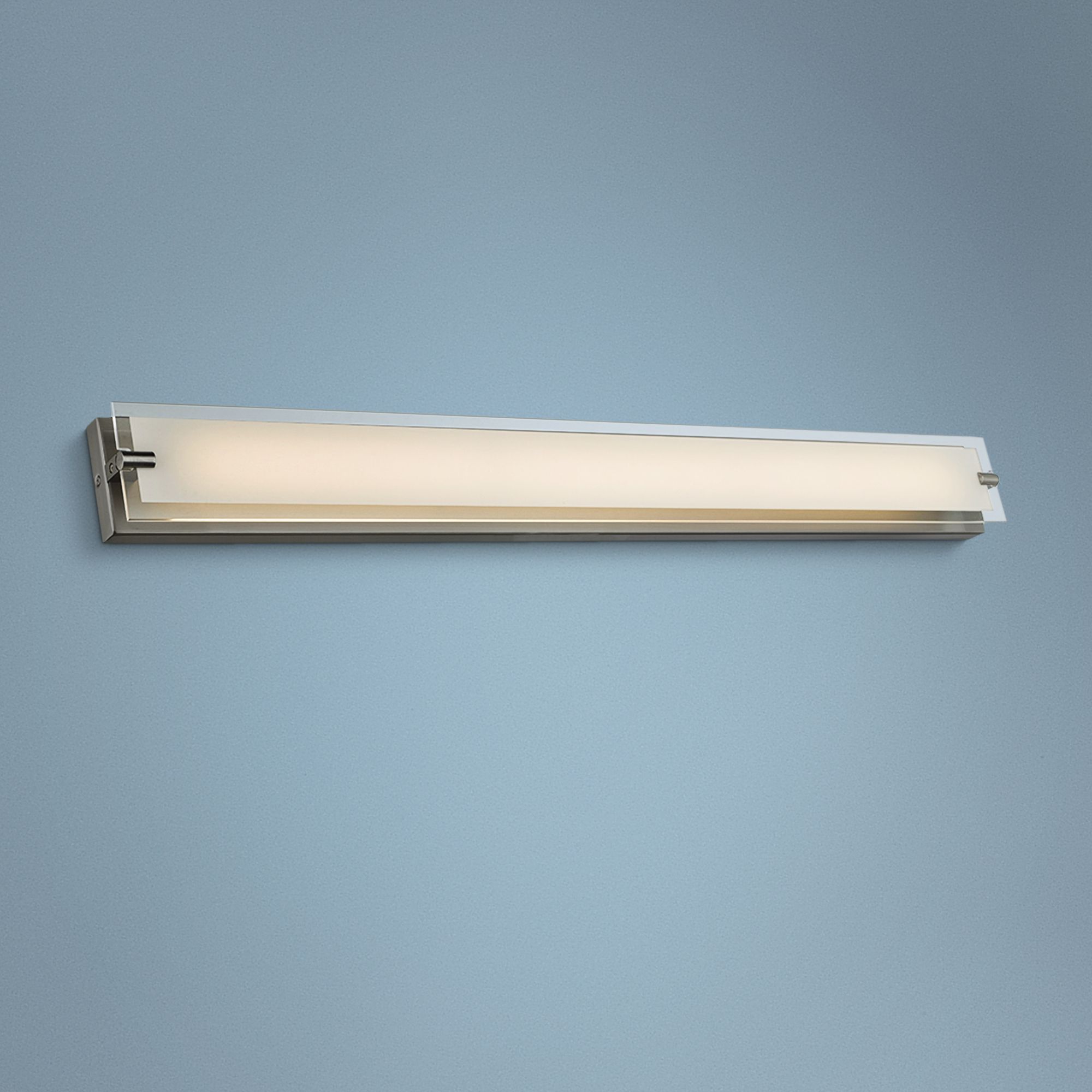 Blaze 39 1/2" Wide Brushed Nickel LED Bath Light