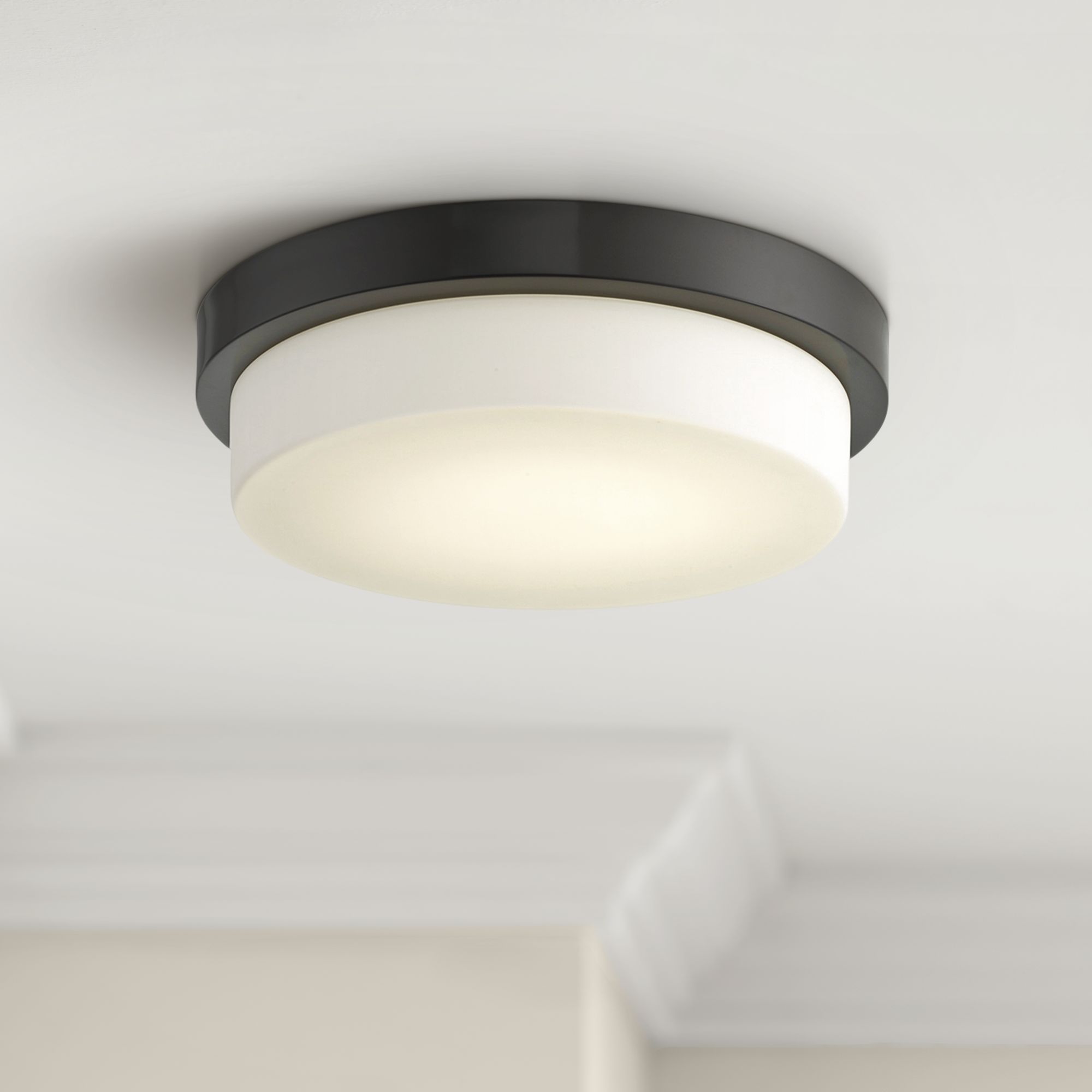 Step 13" Wide Bronze LED Ceiling Light