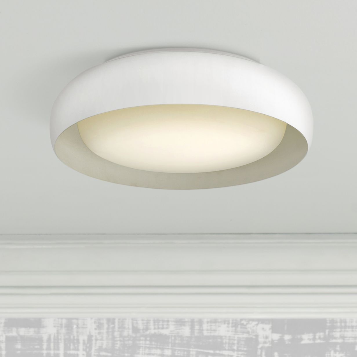 Euphoria 15" Wide White LED Ceiling Light