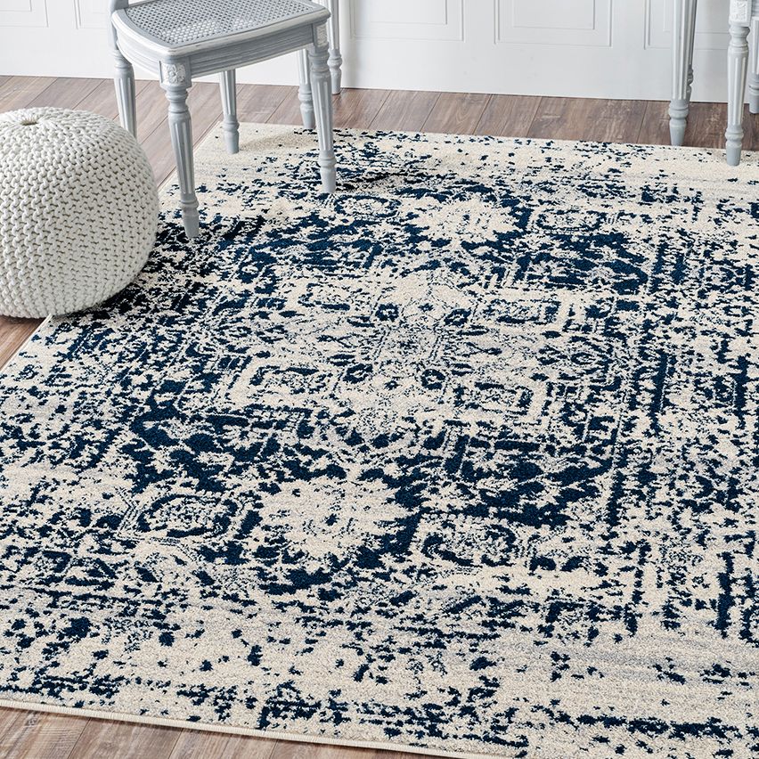 Abigail Lileth Midnight Blue Area Rug